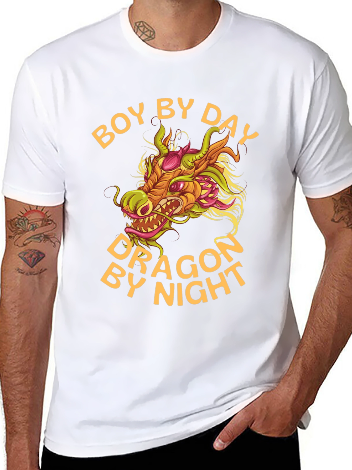 Boy by Day Dragon by Night Graphic Tee