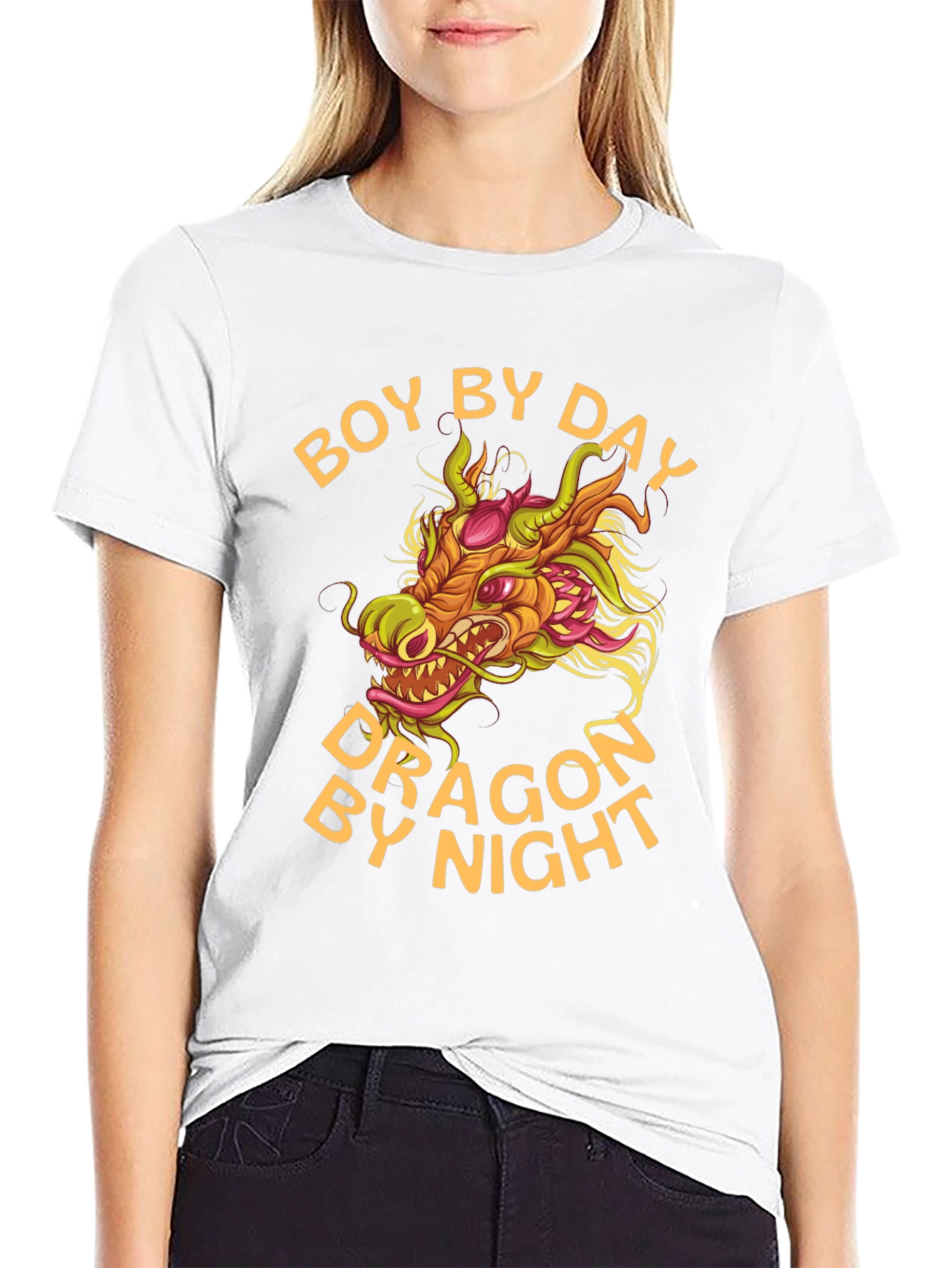 Boy by Day Dragon by Night Graphic Tee