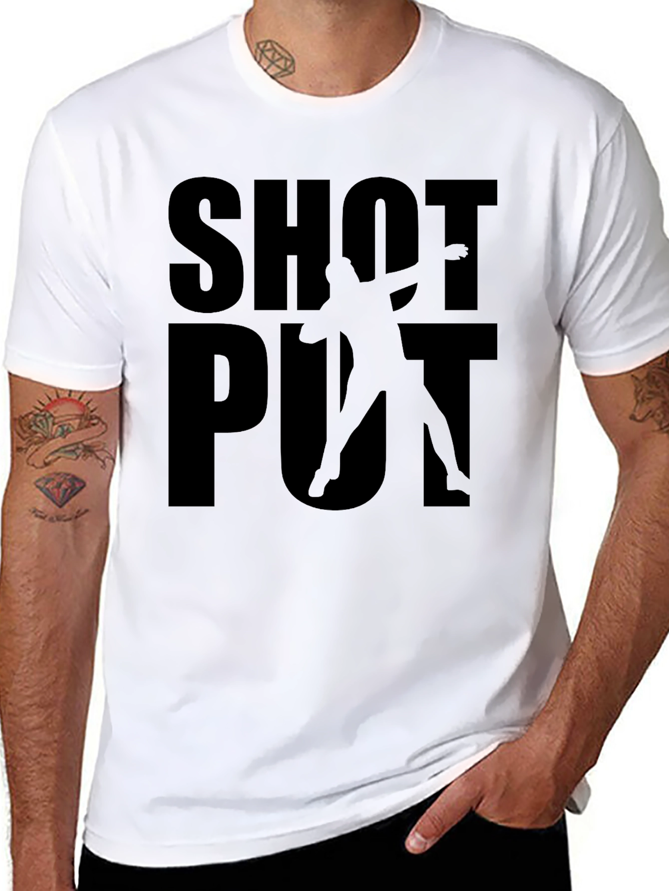 Shot Put Graphic Tee - Athletic Sportswear