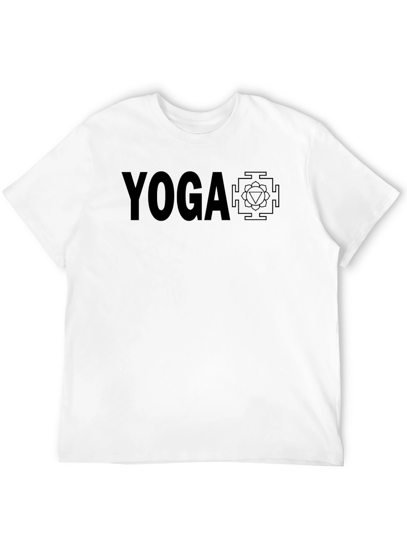 Yoga Graphic Tee - Black Comfort Fit T-Shirt