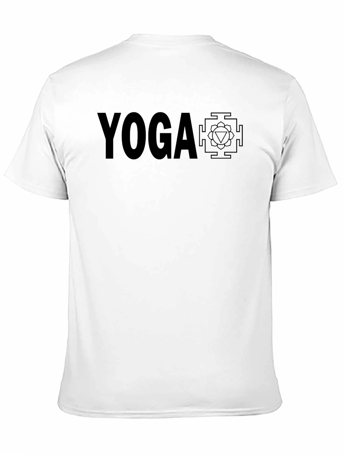 Yoga Graphic Tee - Black Comfort Fit T-Shirt
