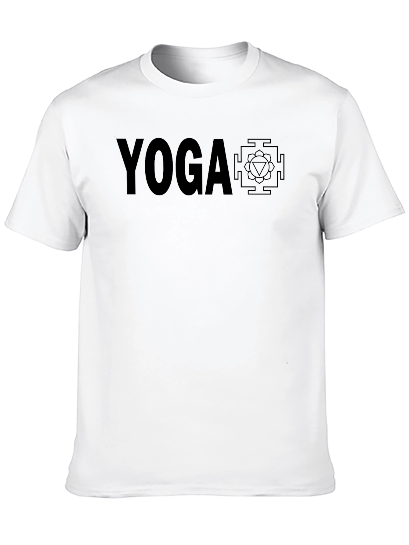 Yoga Graphic Tee - Black Comfort Fit T-Shirt