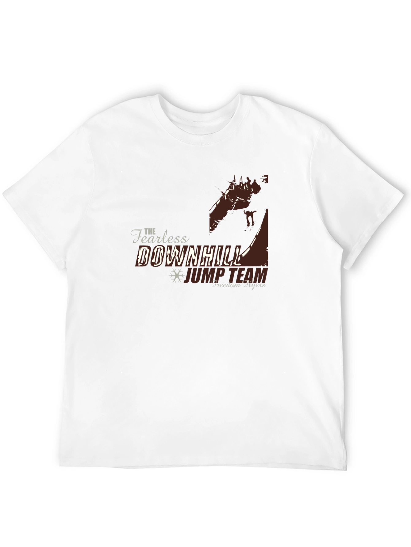 Fearless Downhill Jump Team Black Graphic Tee
