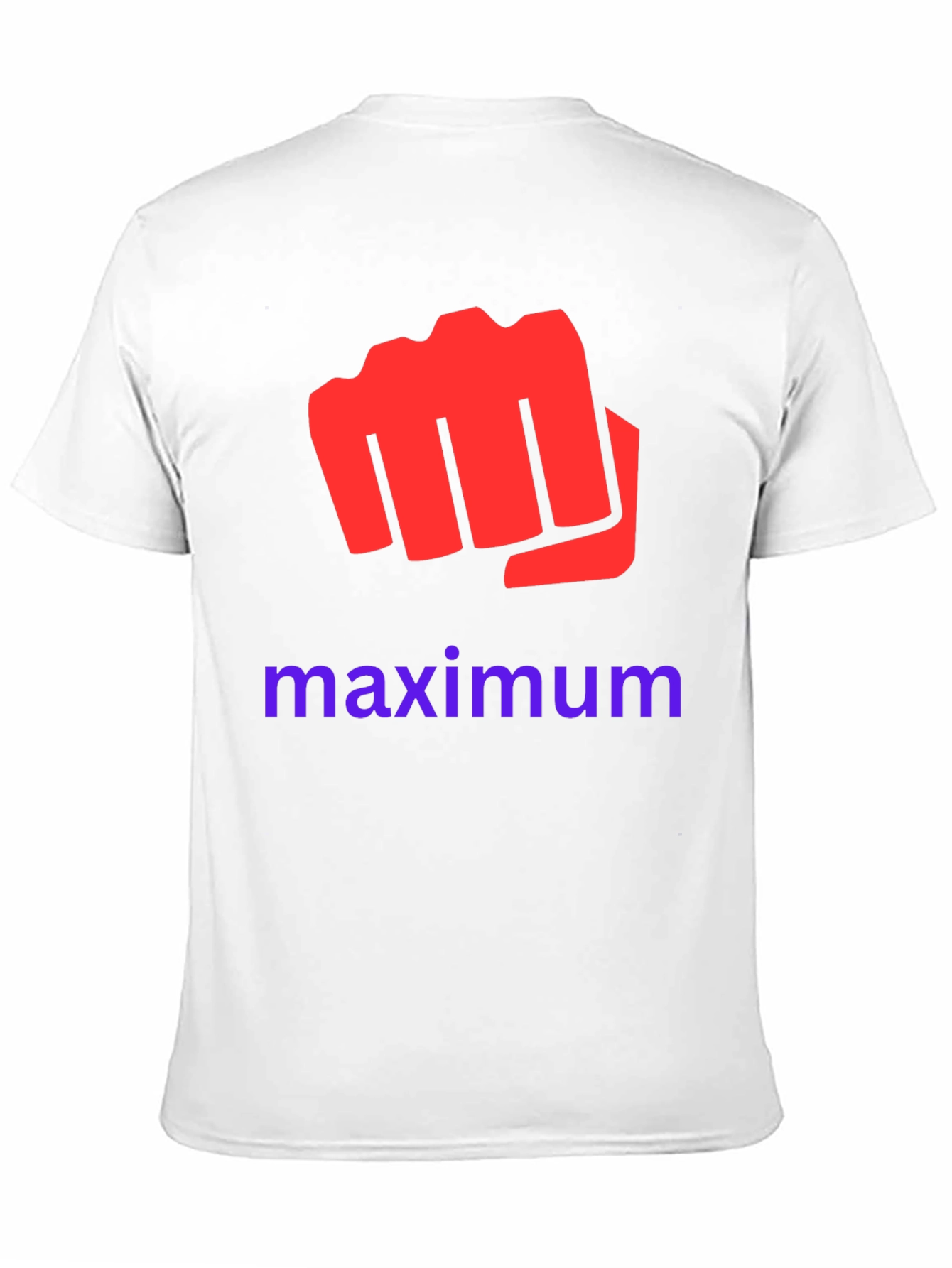 Red Fist Maximum Print Black T-Shirt