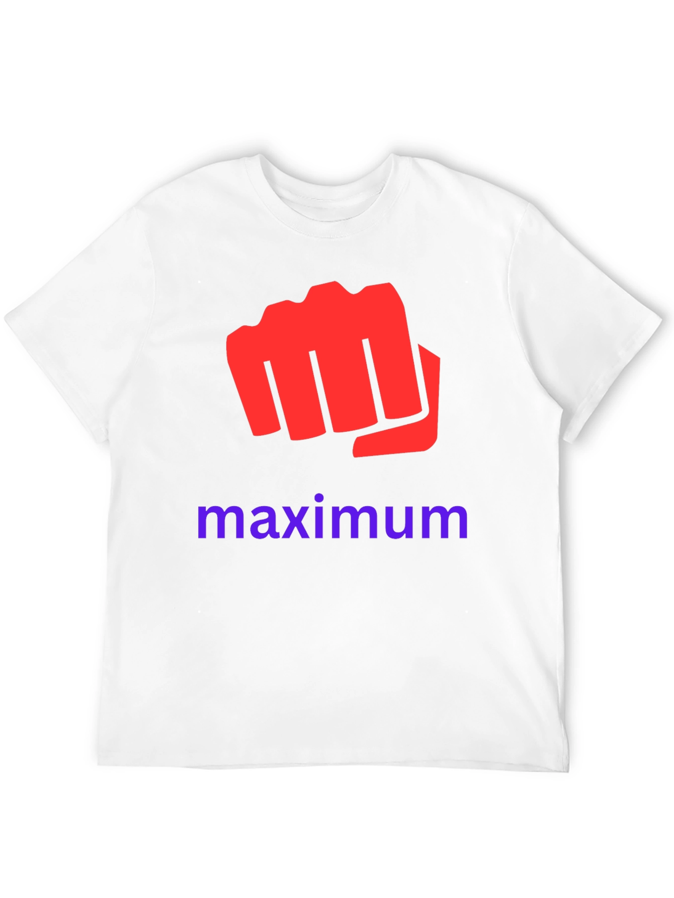 Red Fist Maximum Print Black T-Shirt