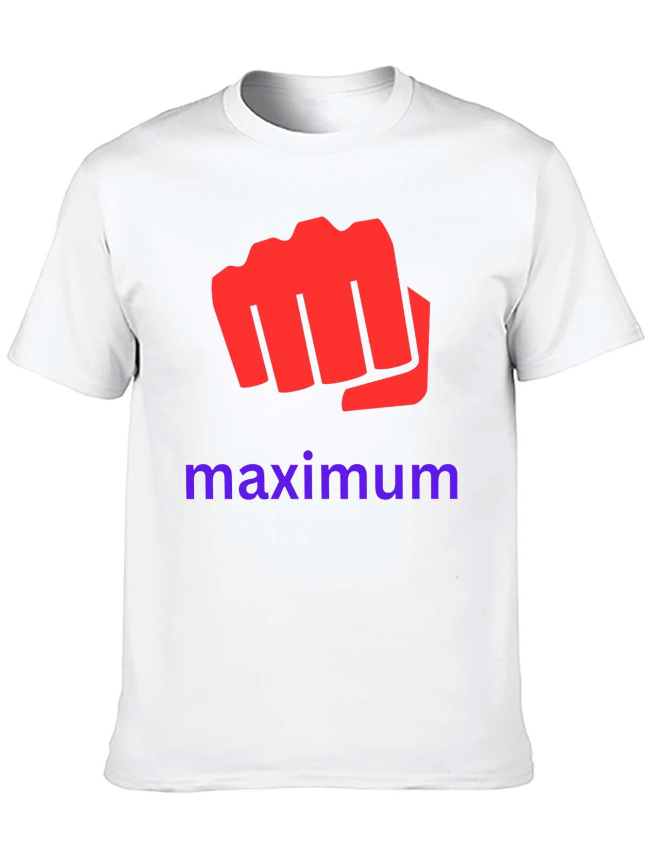 Red Fist Maximum Print Black T-Shirt