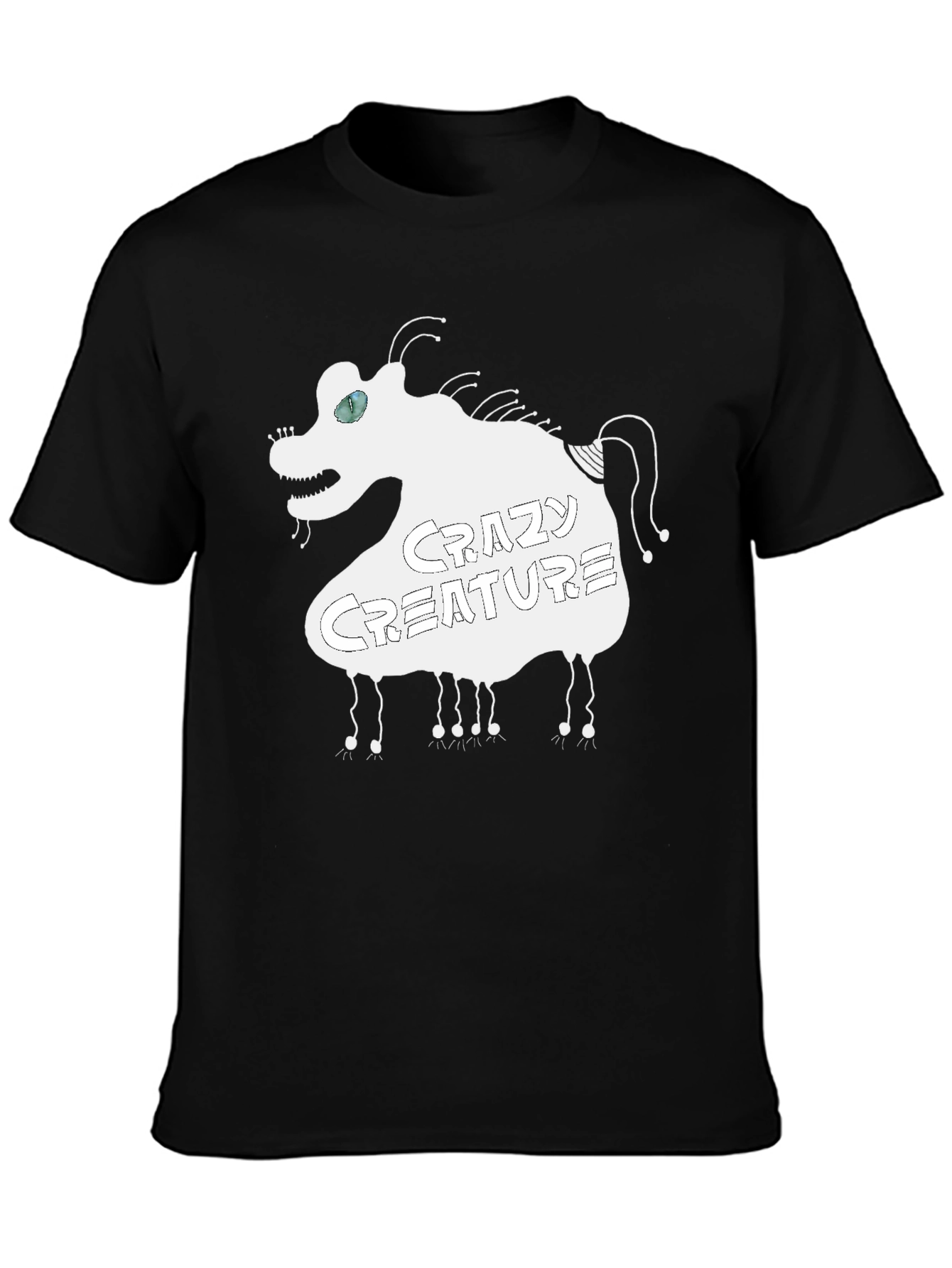Crazy Creature Graphic T-Shirt - Unique Design