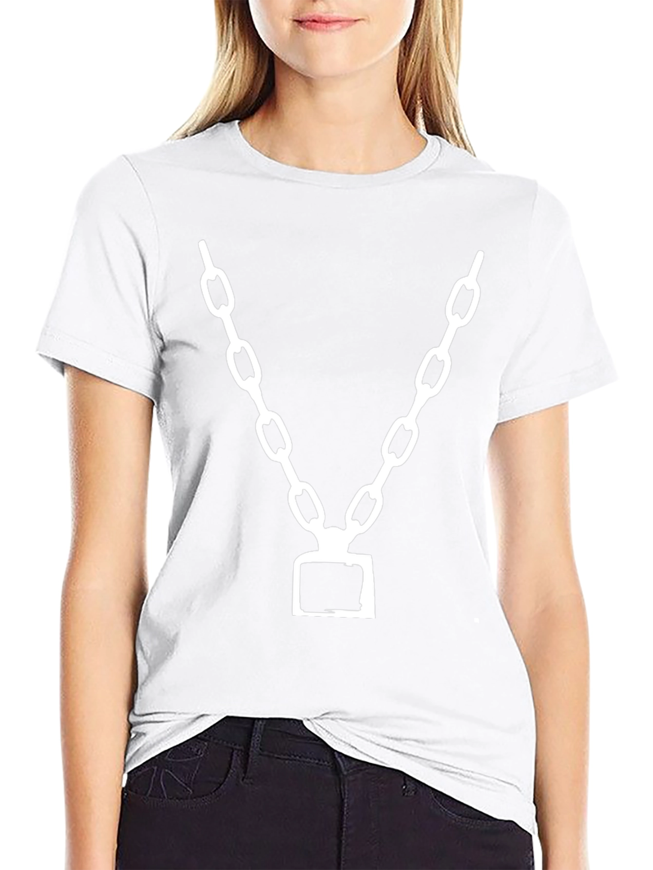 Chain Graphic T-Shirt - Modern Style