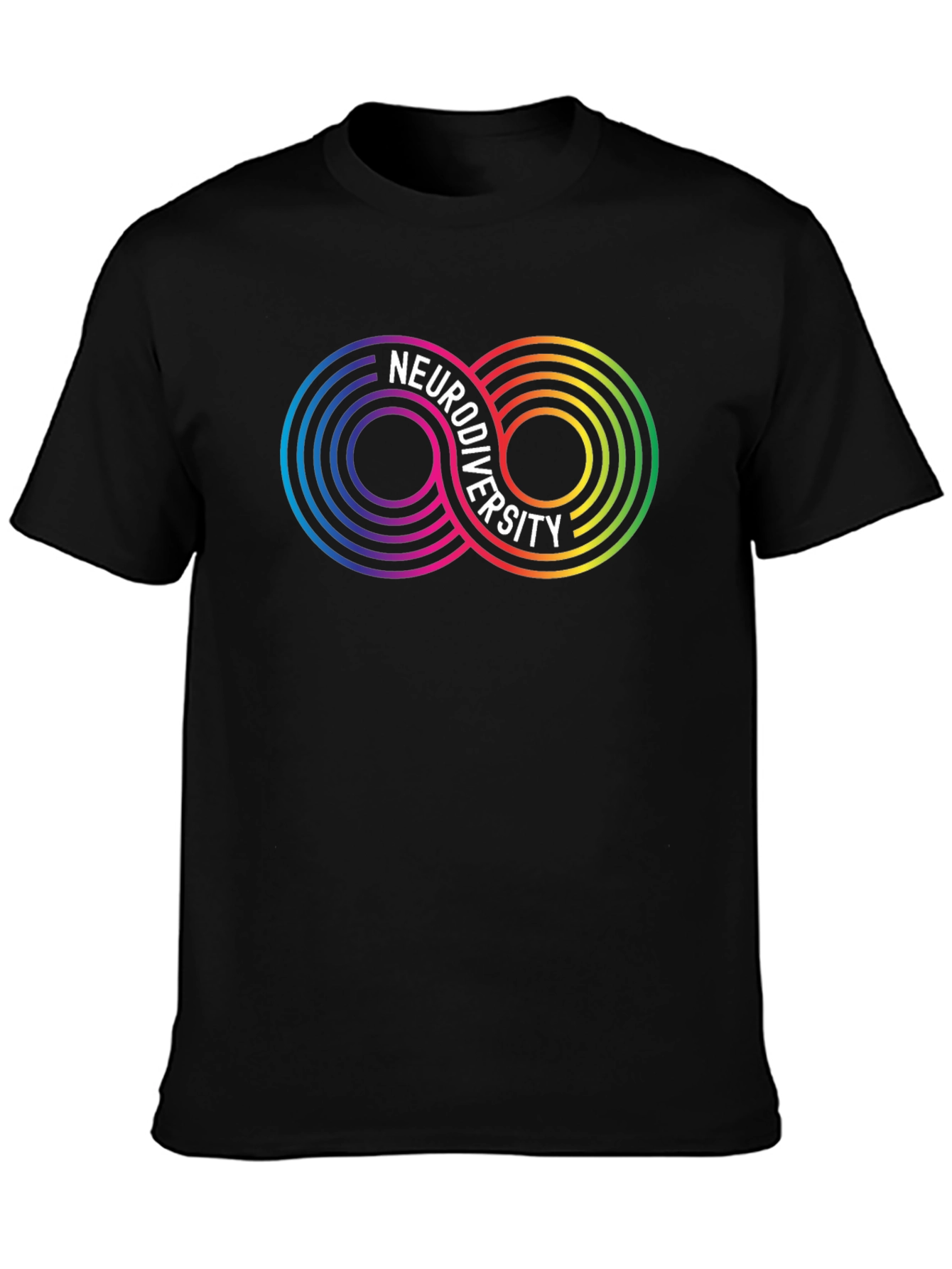 Neurodiversity Infinity Symbol Graphic T-Shirt
