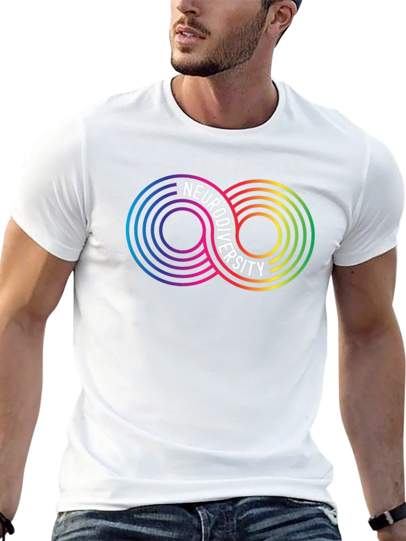 Neurodiversity Infinity Symbol Graphic T-Shirt