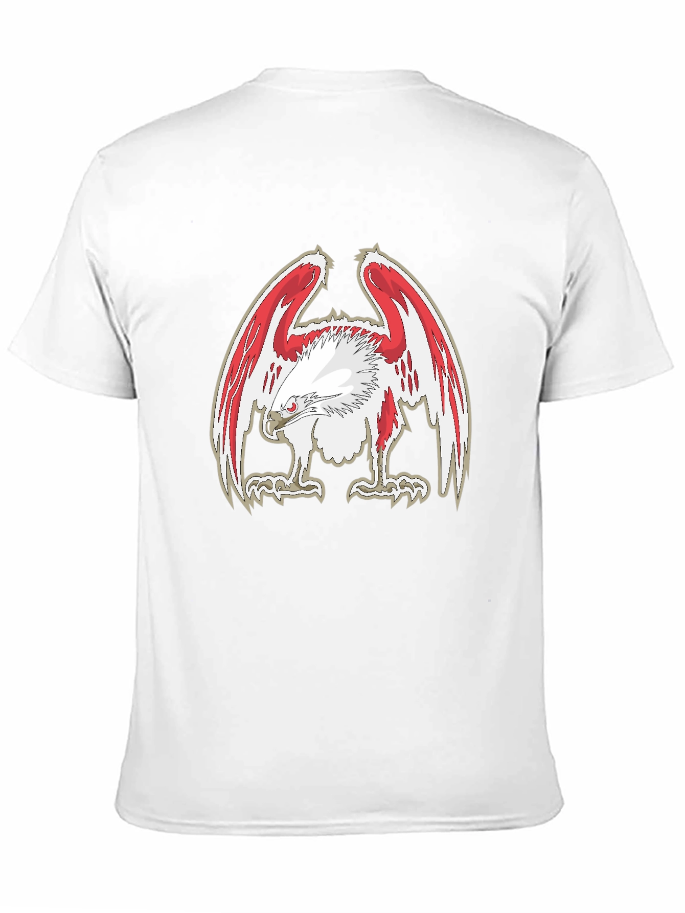 Eagle Graphic Print Black Tee