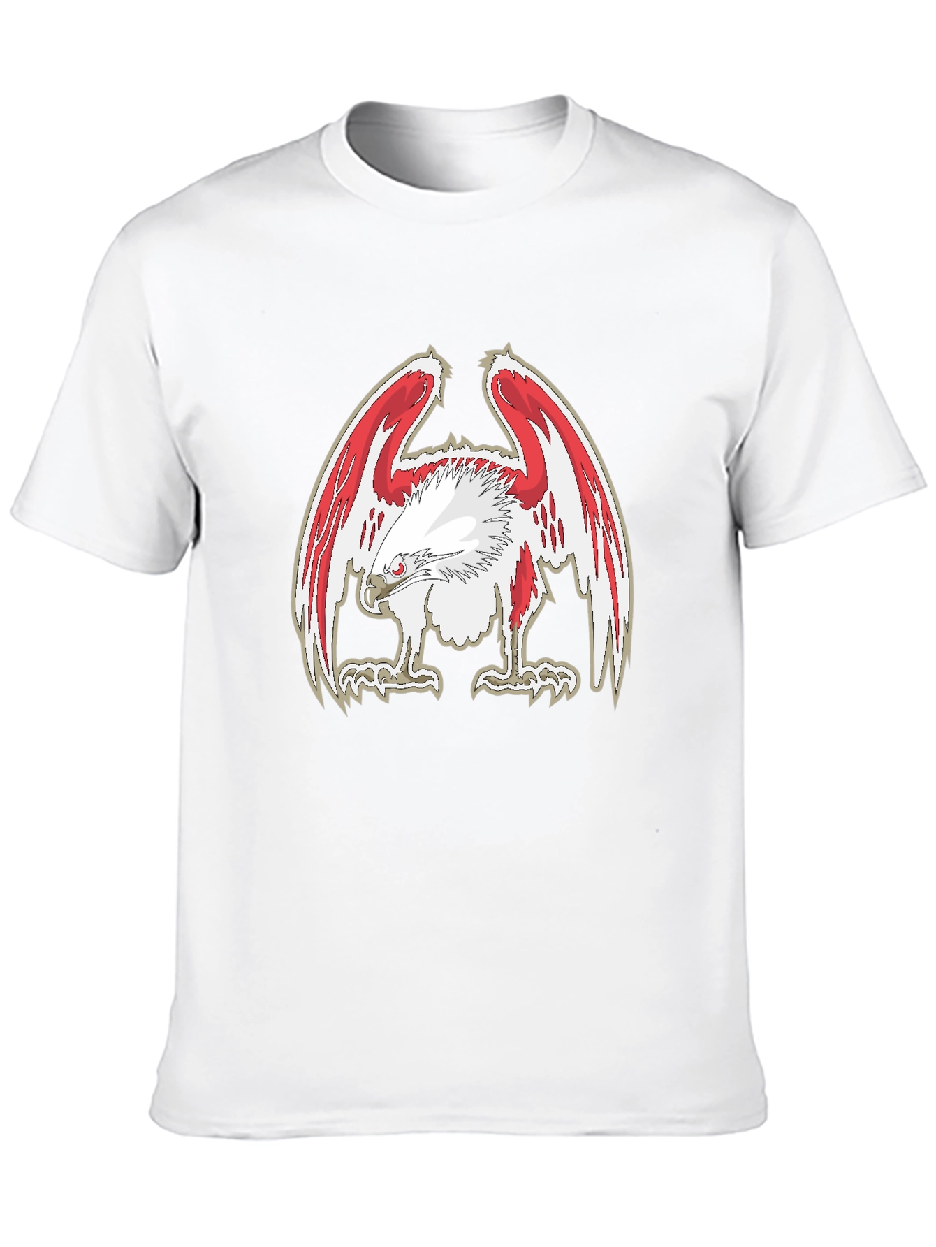 Eagle Graphic Print Black Tee
