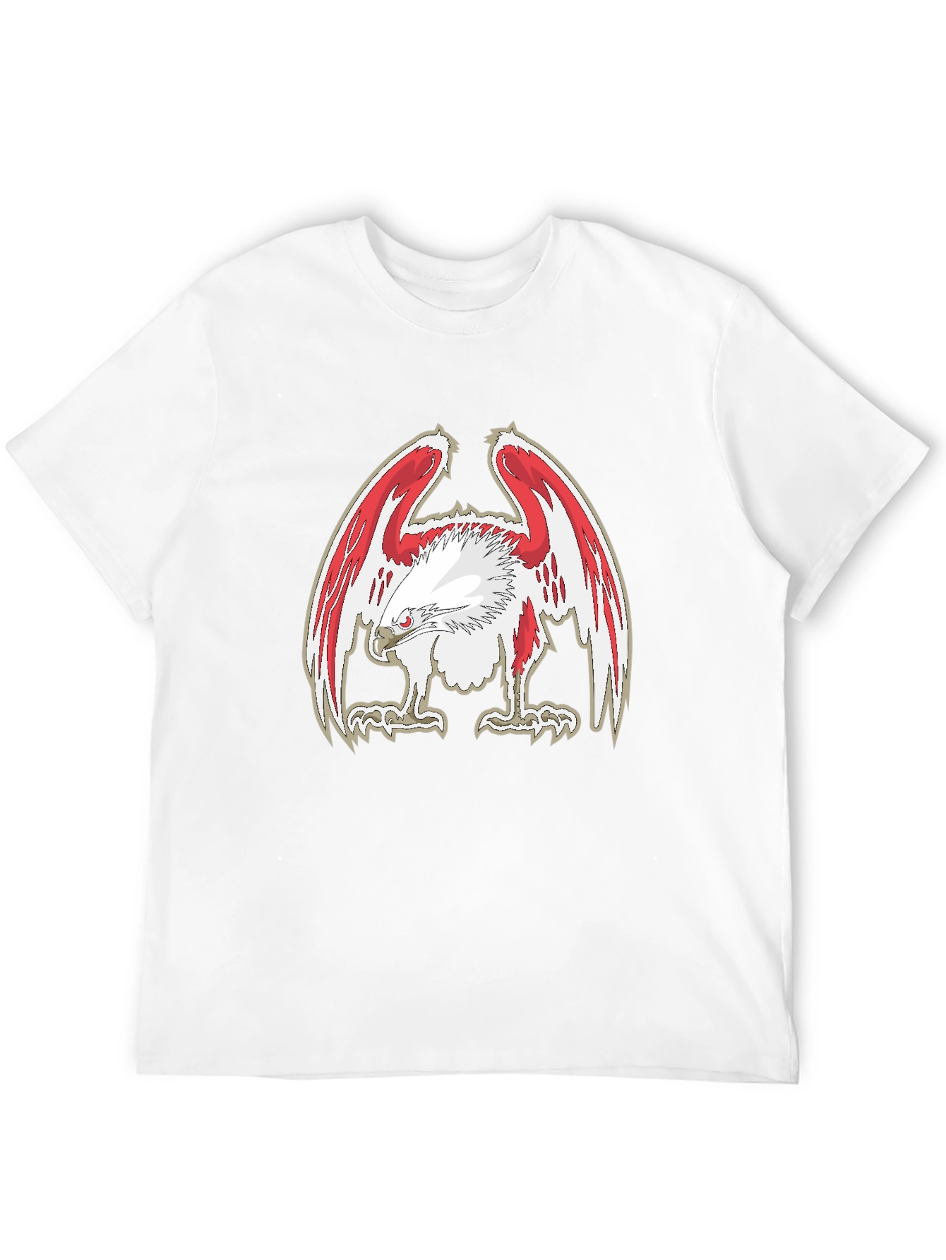 Eagle Graphic Print Black Tee