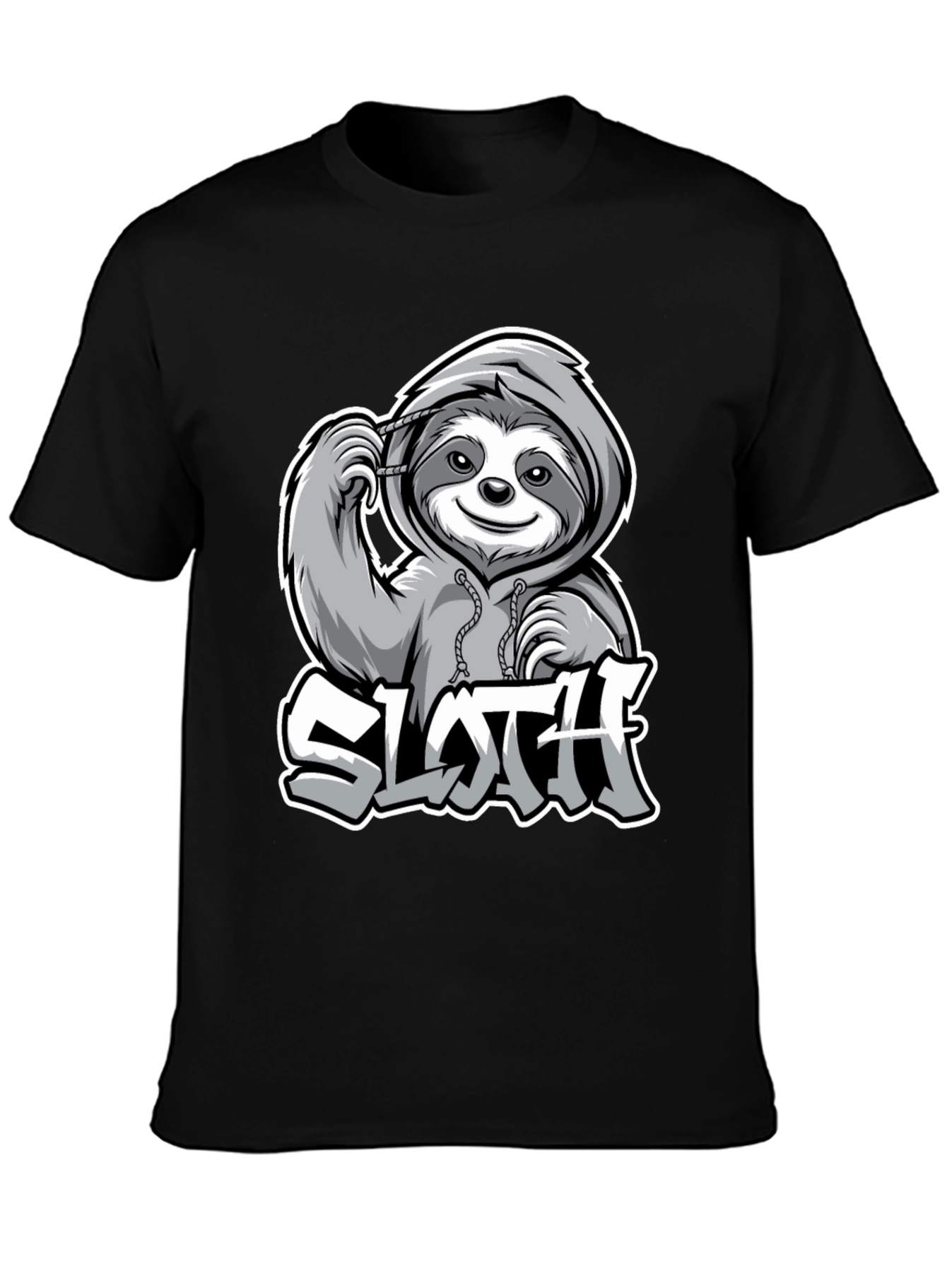 Sloth Graphic Tee - Lazy Day Style