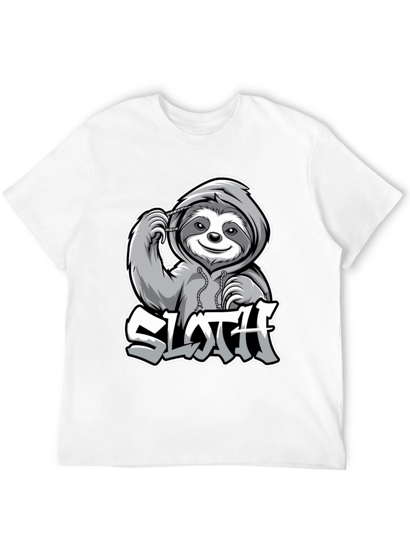 Sloth Graphic Tee - Lazy Day Style