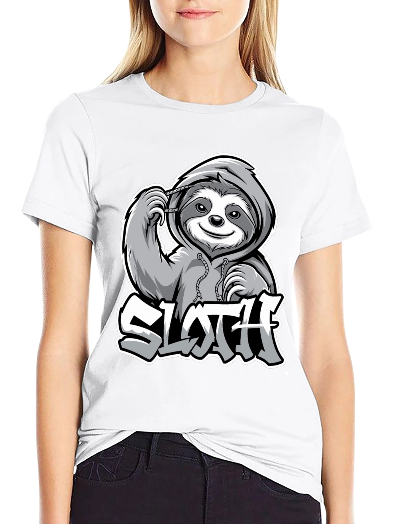 Sloth Graphic Tee - Lazy Day Style
