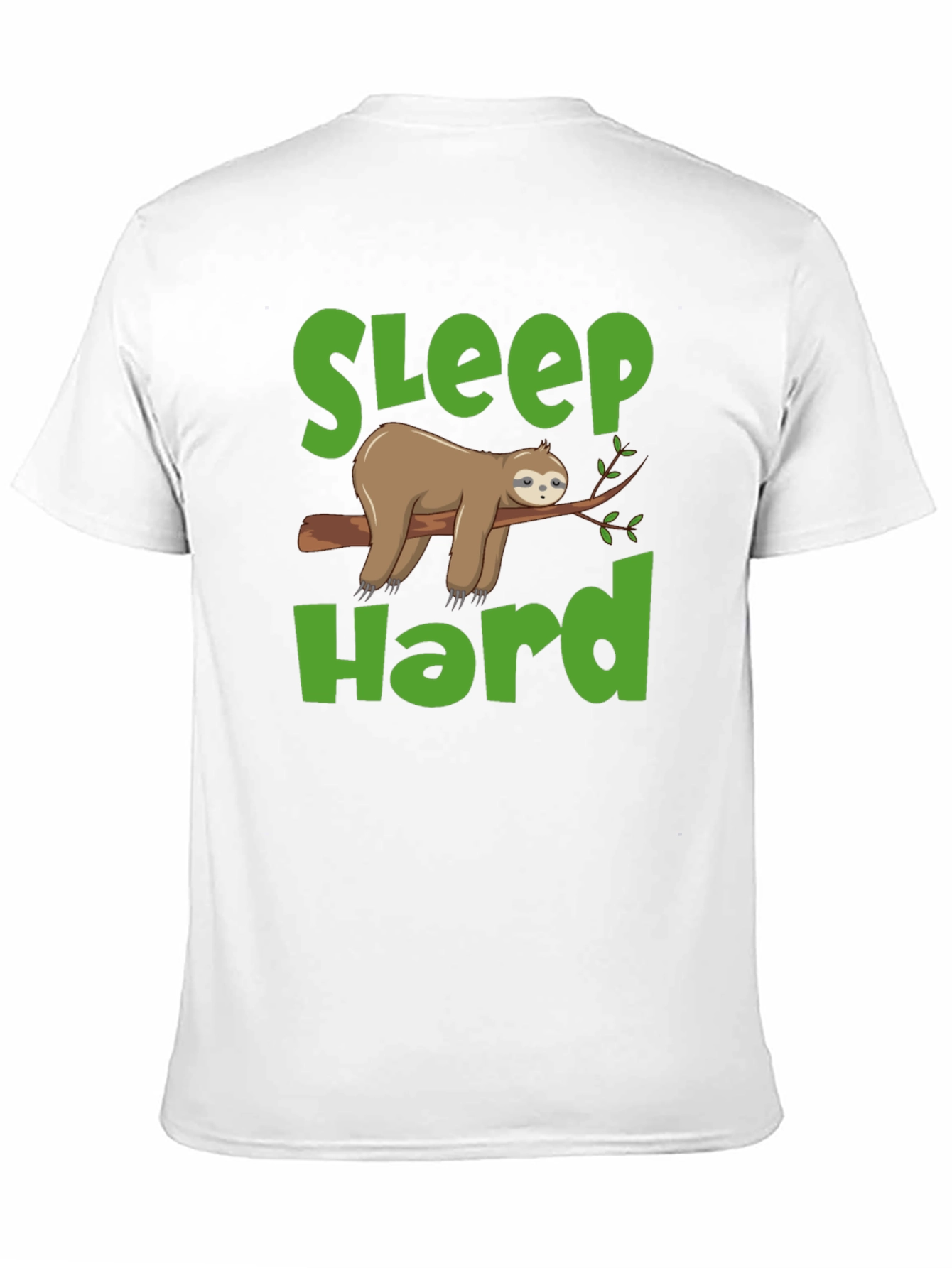 Sleep Hard Sloth Graphic T-Shirt