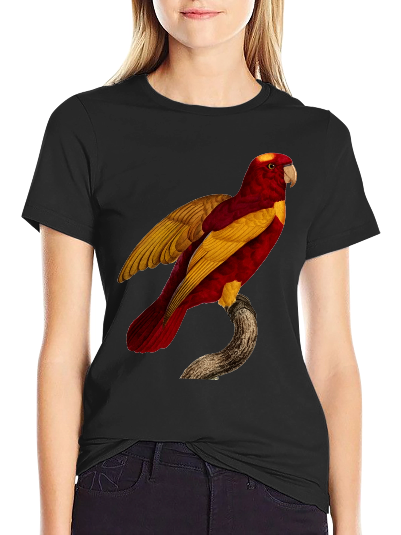 Exotic Parrot Graphic Tee