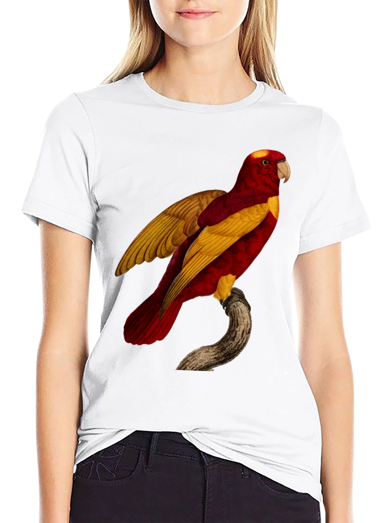 Exotic Parrot Graphic Tee