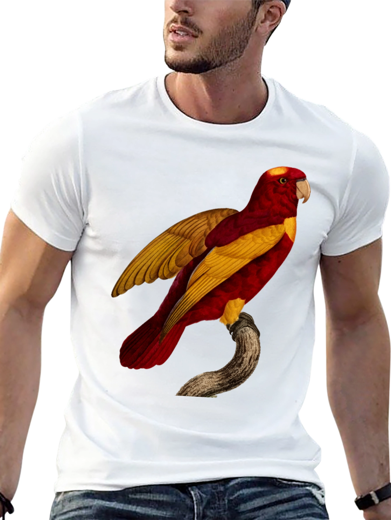 Exotic Parrot Graphic Tee