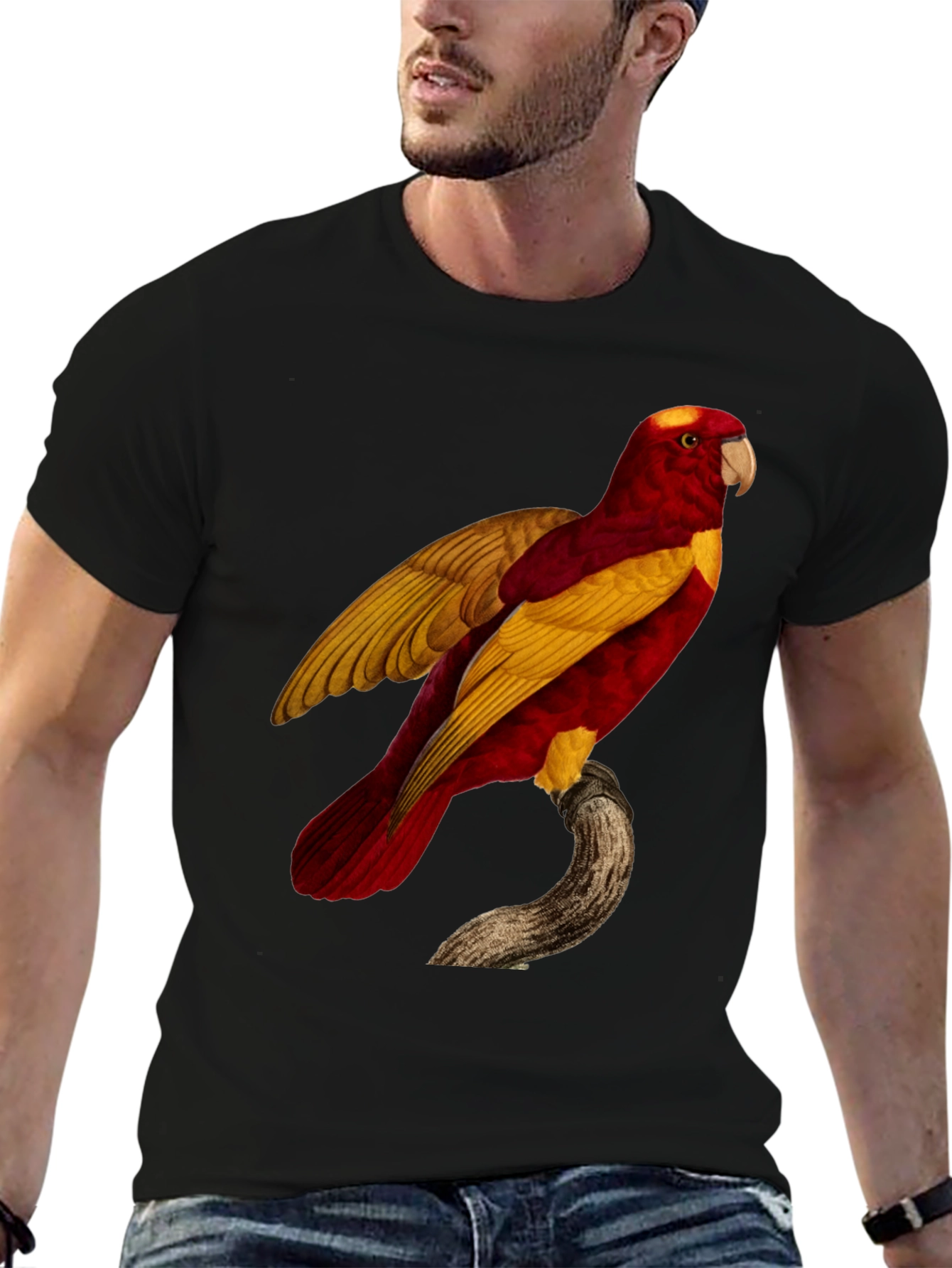 Exotic Parrot Graphic Tee