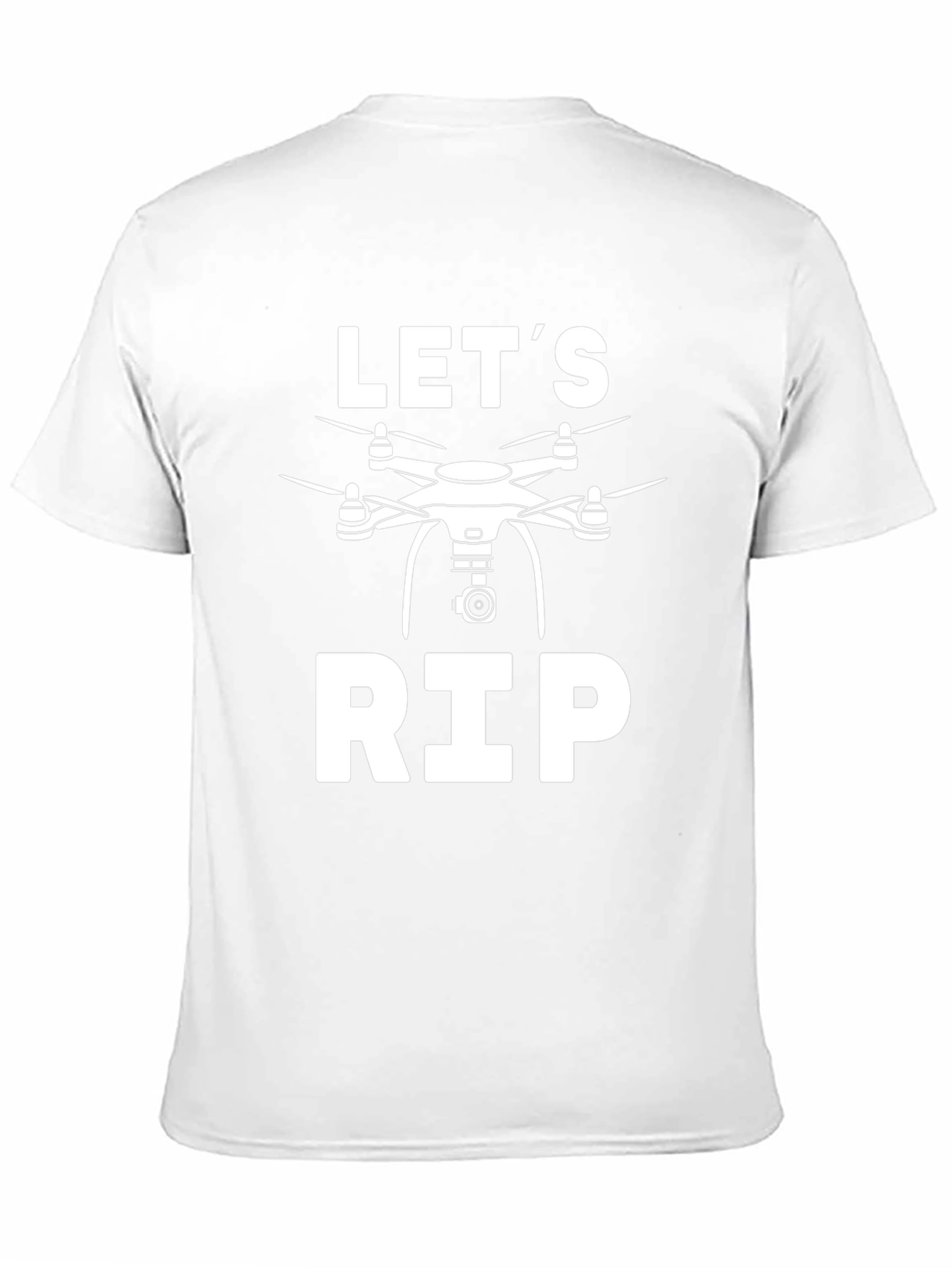 Lets Rip Drone T-Shirt - Black