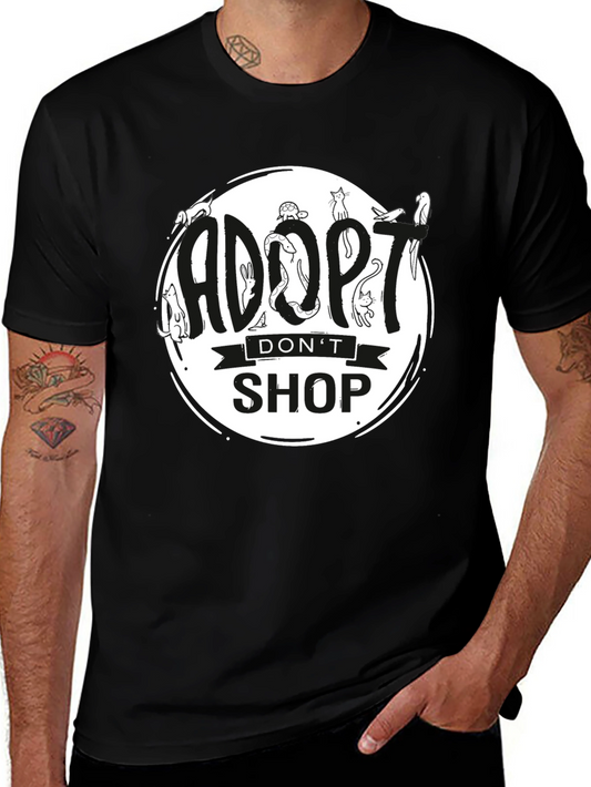 Adopt Dont Shop T-Shirt - Animal Rescue Tee