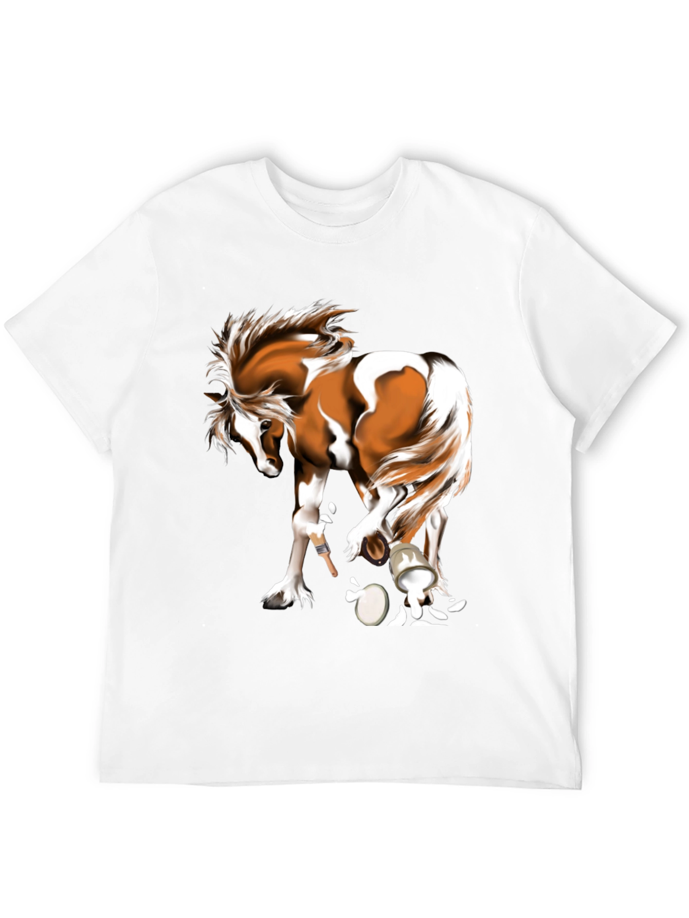 Horse Paint Spill Graphic Tee