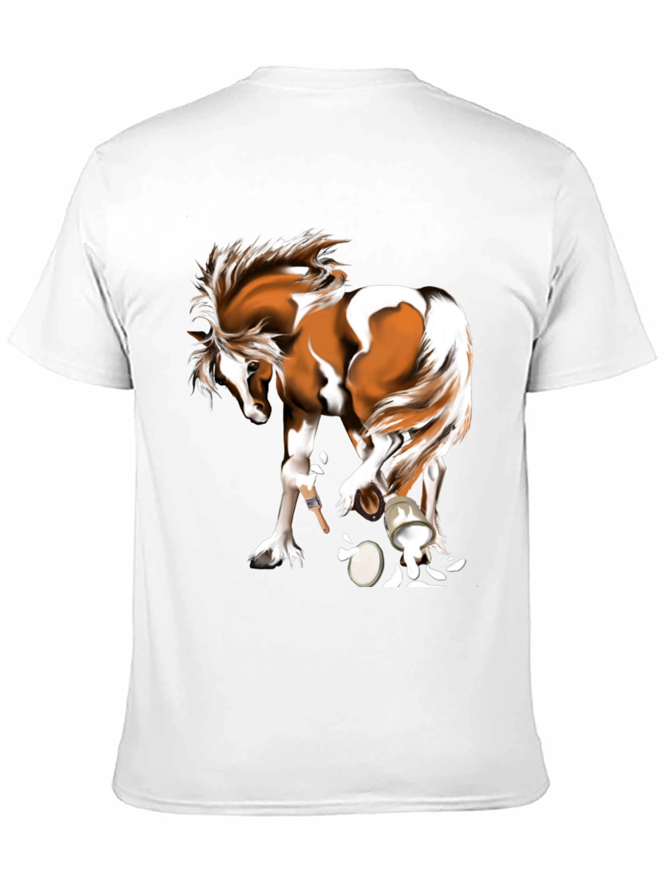 Horse Paint Spill Graphic Tee