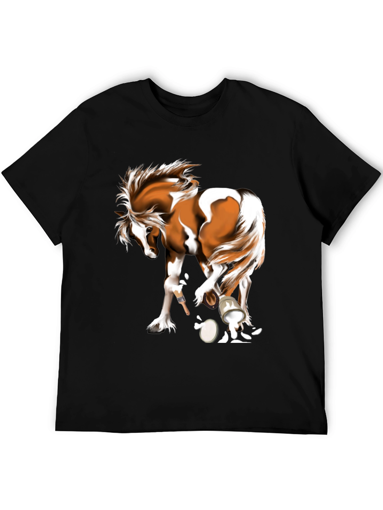 Horse Paint Spill Graphic Tee