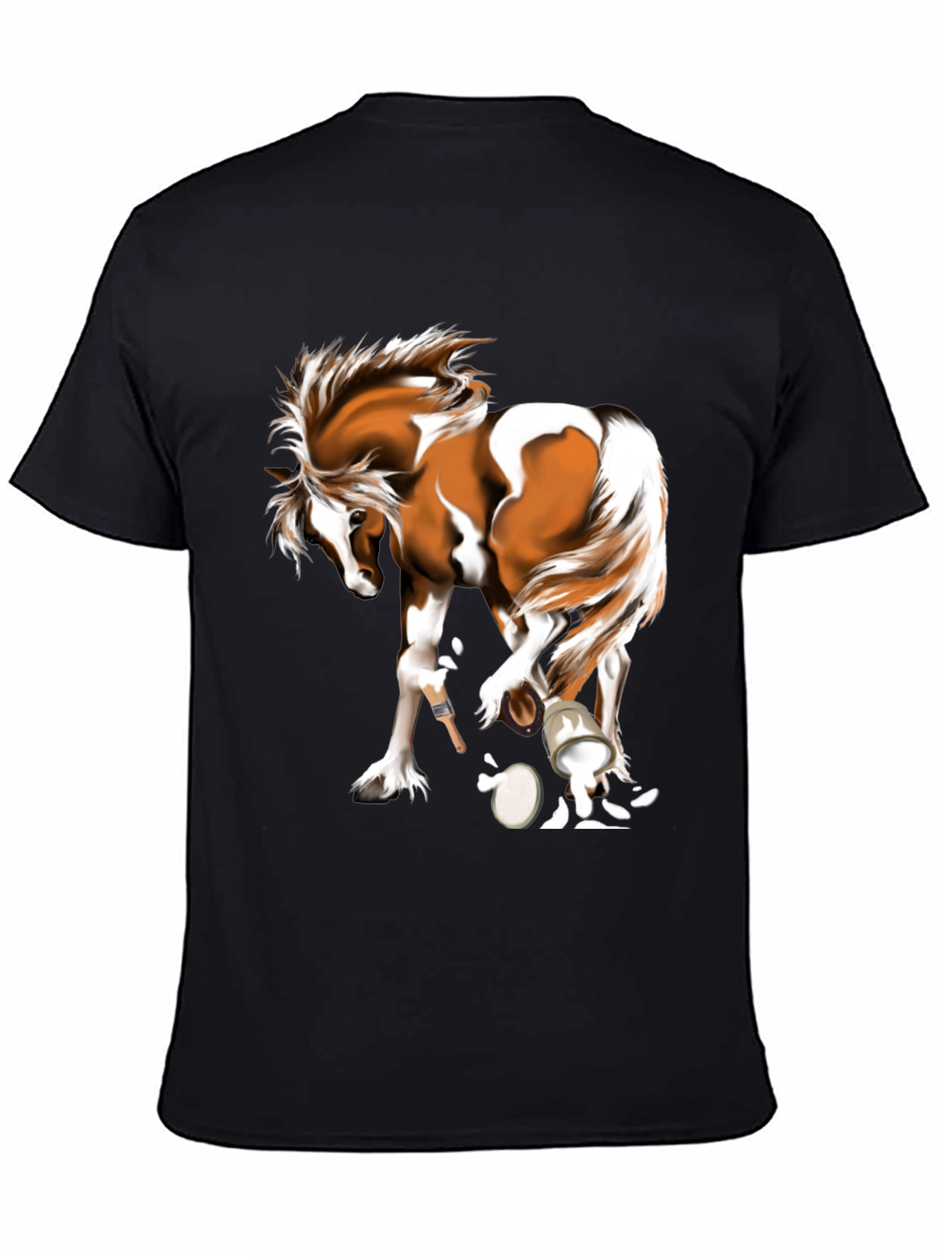 Horse Paint Spill Graphic Tee
