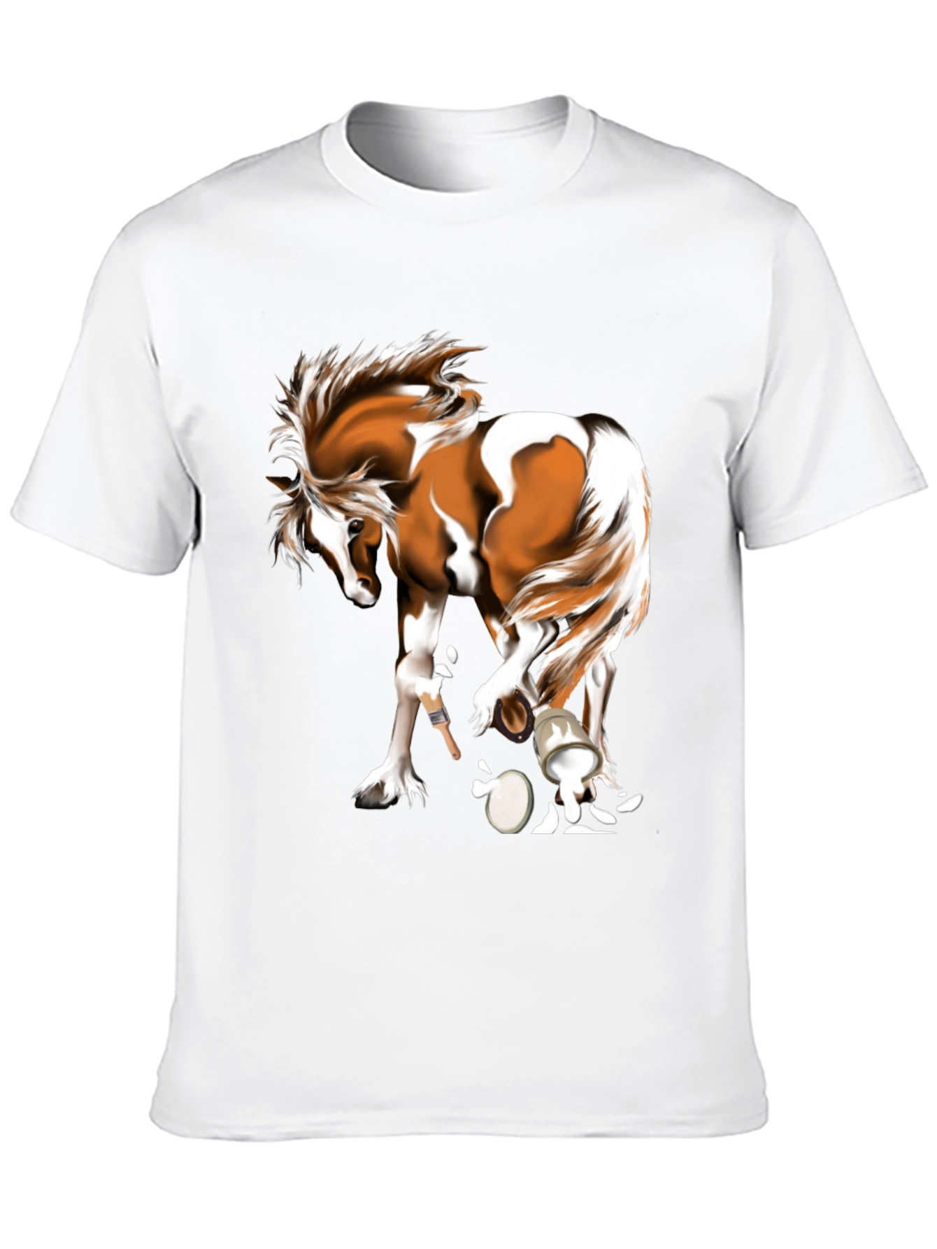 Horse Paint Spill Graphic Tee