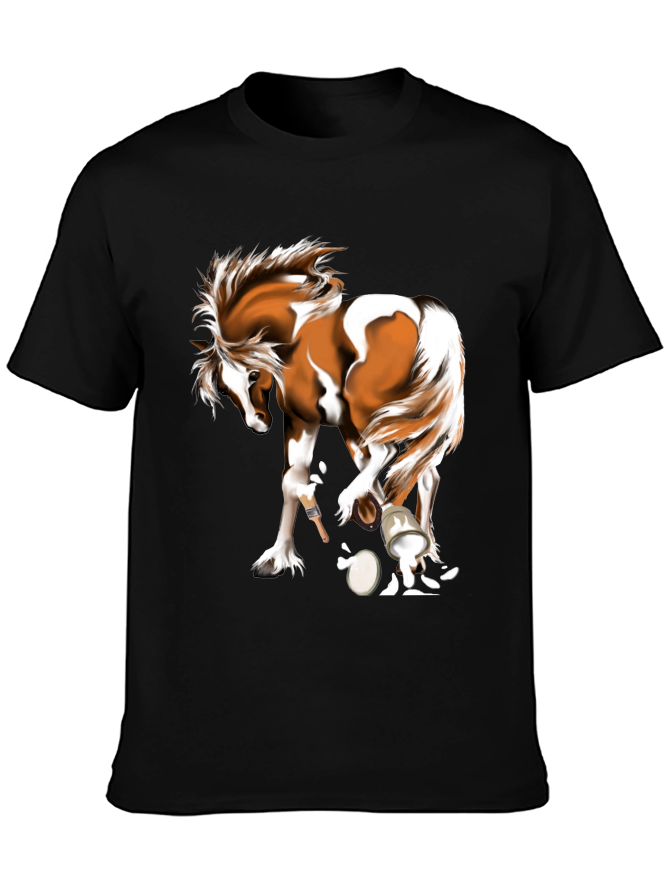 Horse Paint Spill Graphic Tee