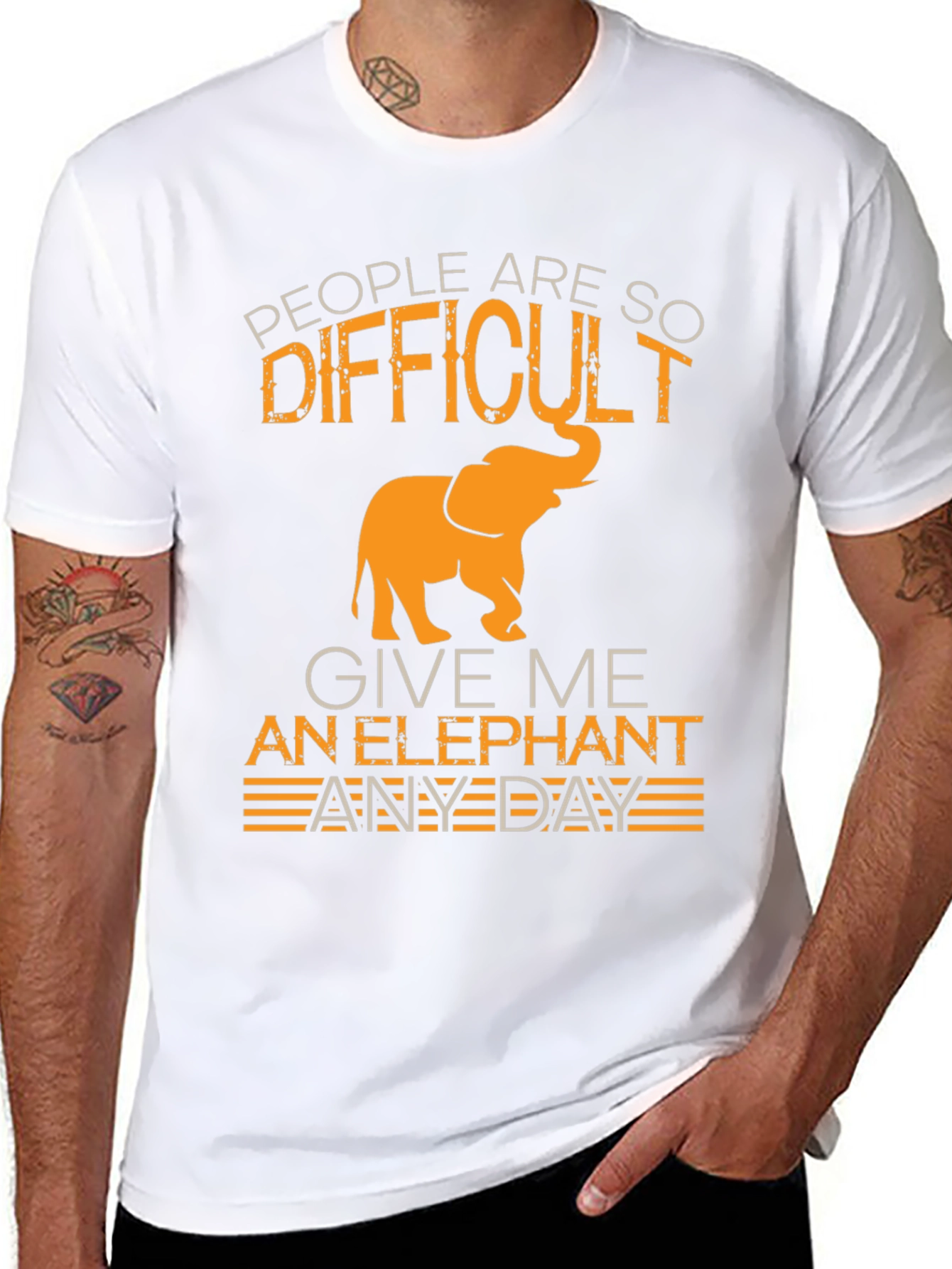 Difficult People? Give me an Elephant T-Shirt