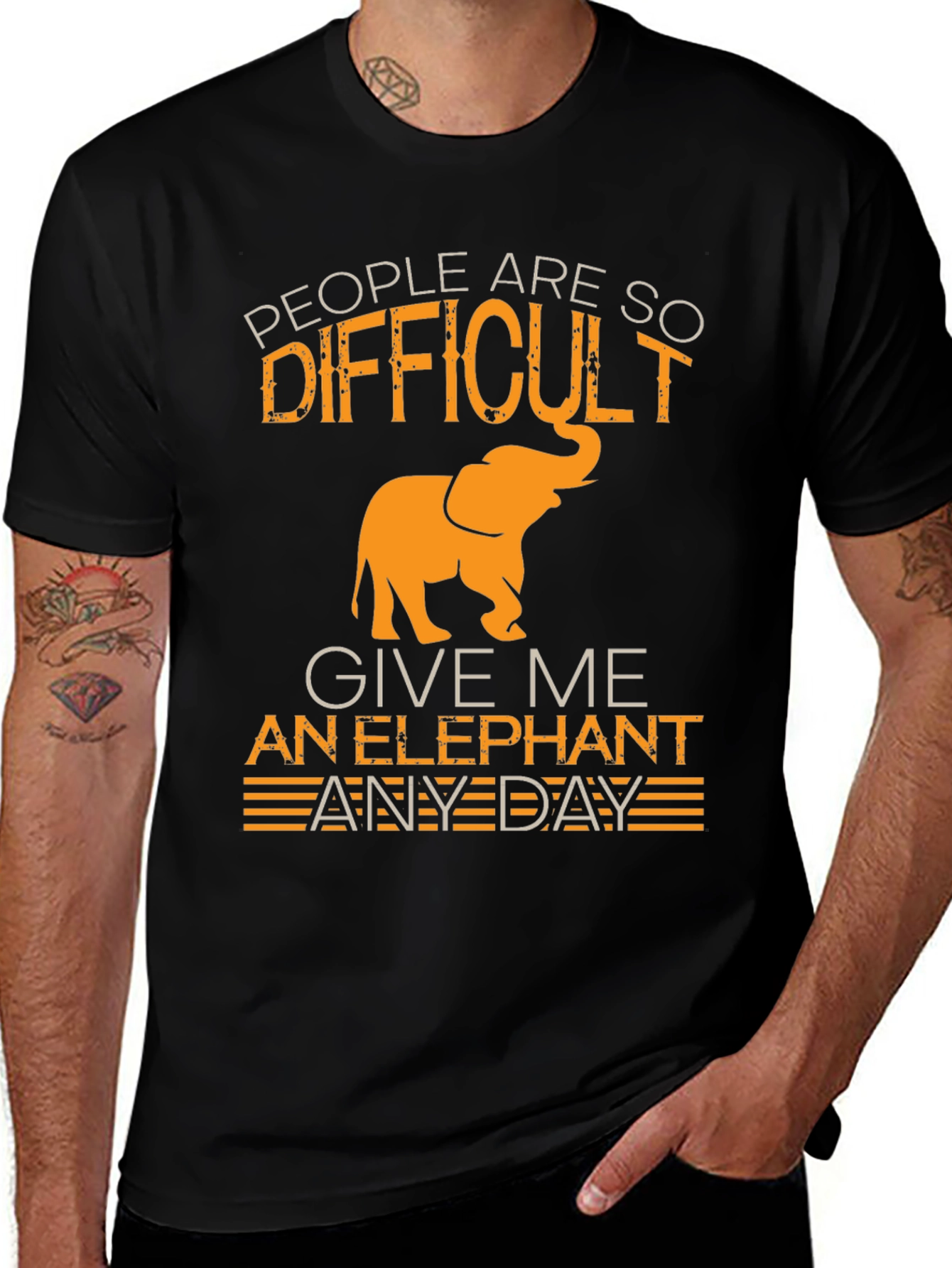 Difficult People? Give me an Elephant T-Shirt