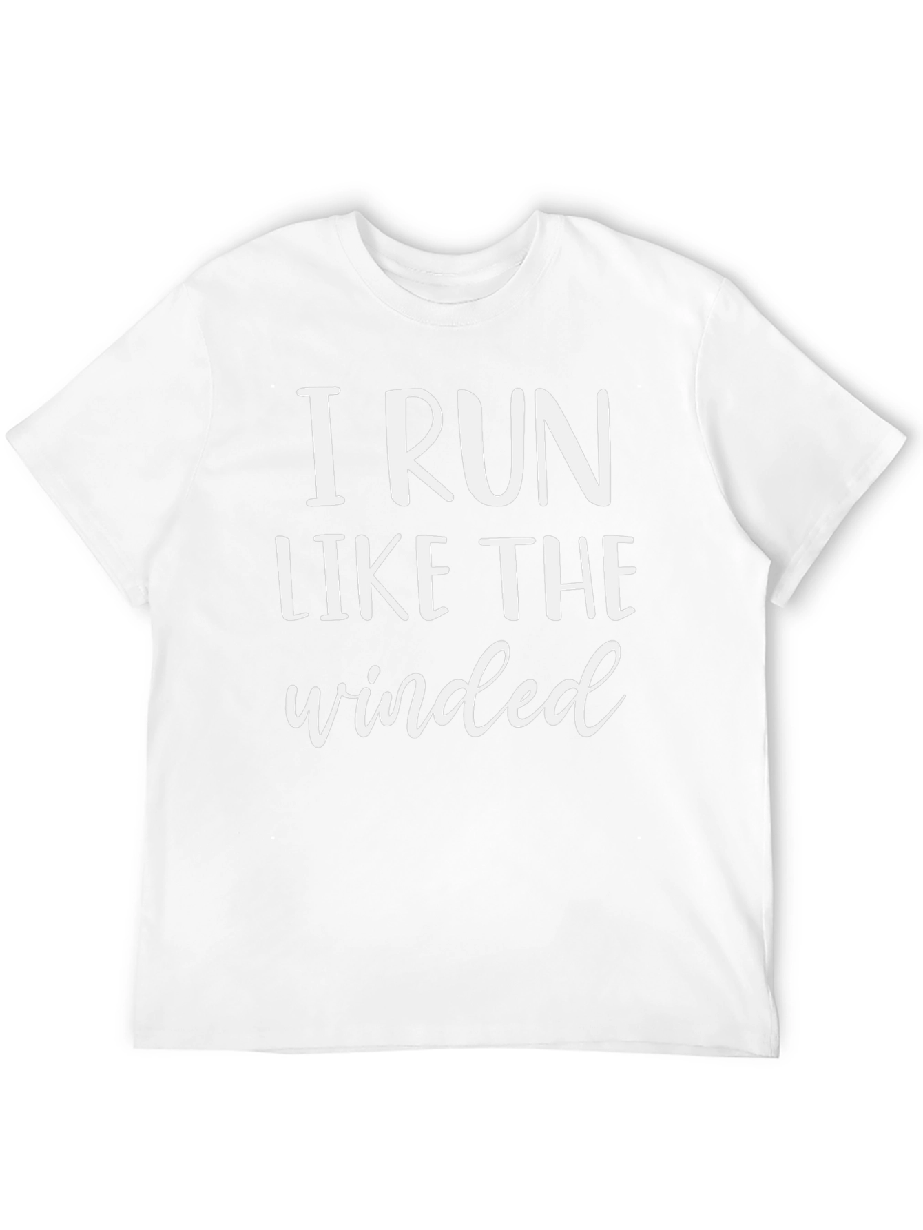 I Run Like The Winded Black T-Shirt
