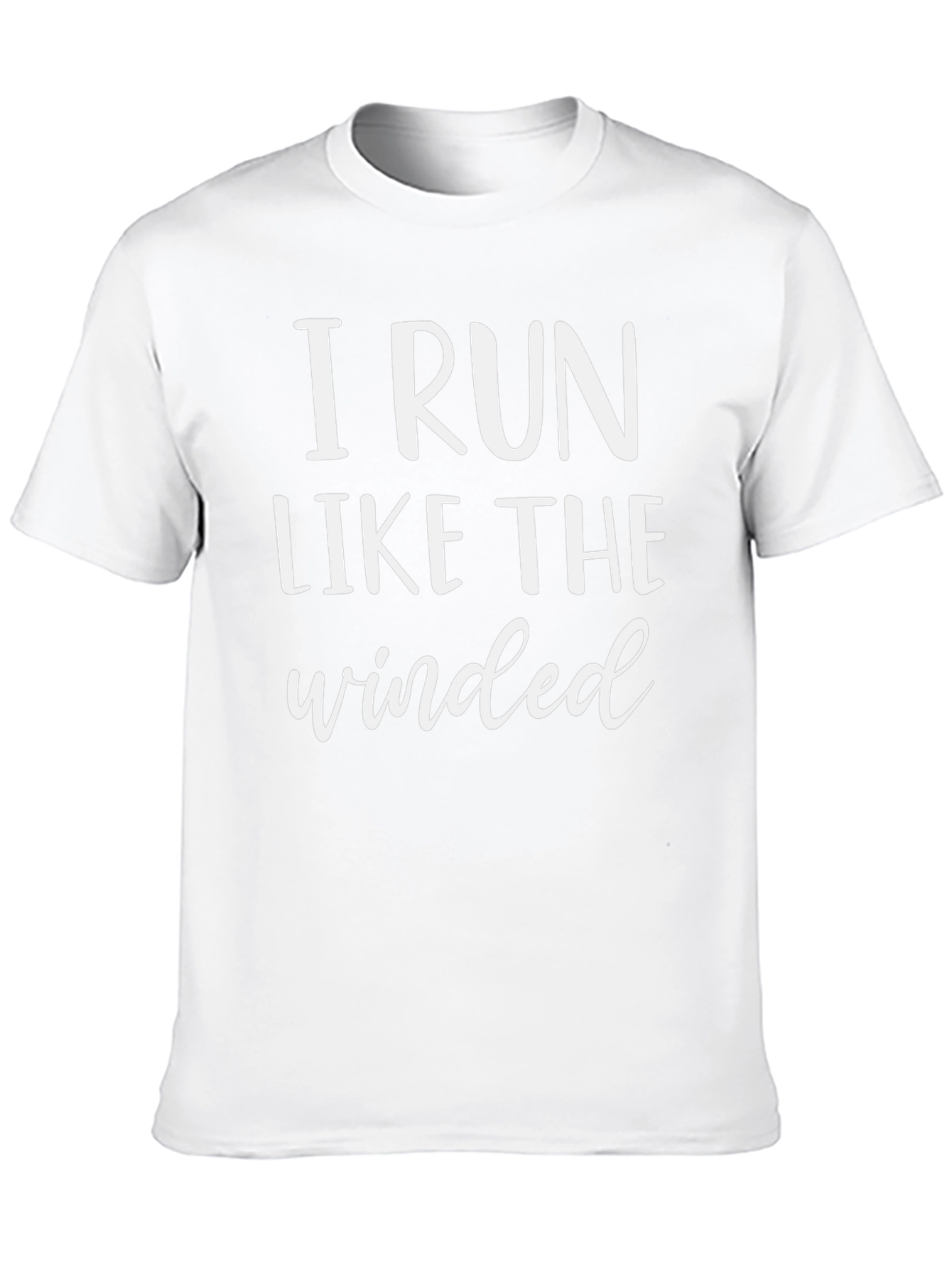 I Run Like The Winded Black T-Shirt