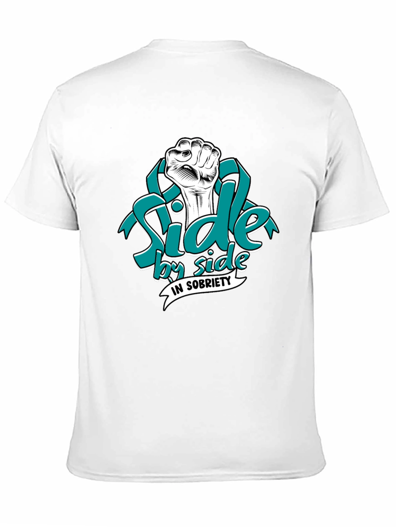 Side by Side in Sobriety Graphic T-Shirt