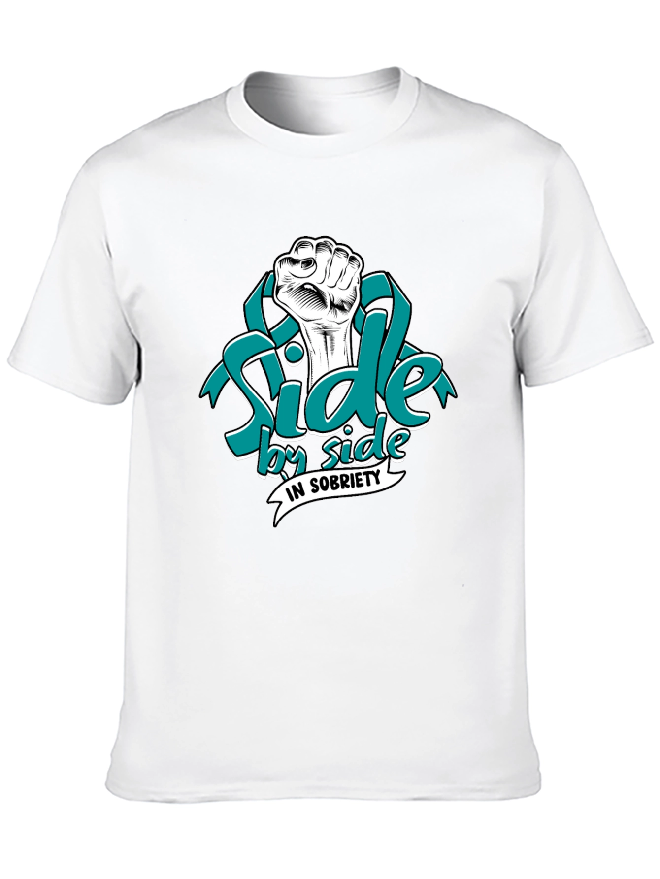 Side by Side in Sobriety Graphic T-Shirt