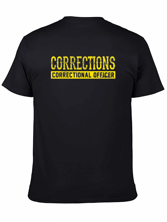 Corrections Correctional Officer Black T-Shirt