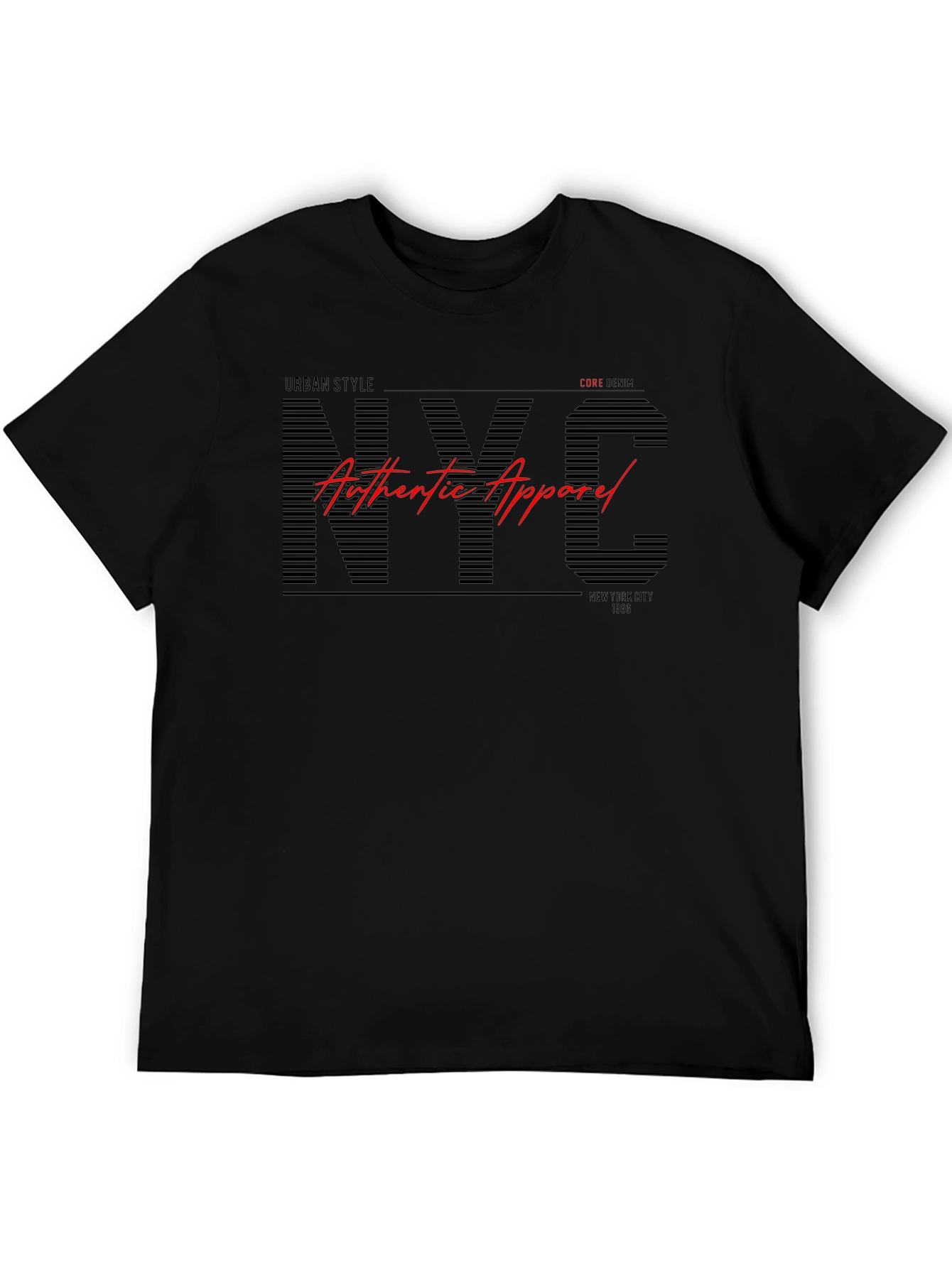NYC Authentic Apparel Graphic Tee - Urban Style