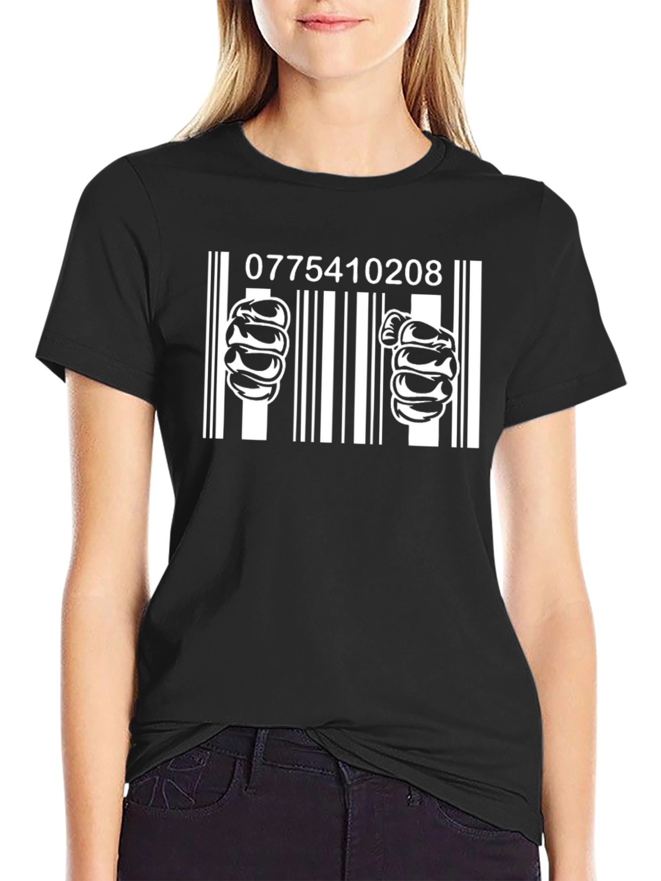 Barcode Prisoner Graphic T-Shirt - Jailbreak Style