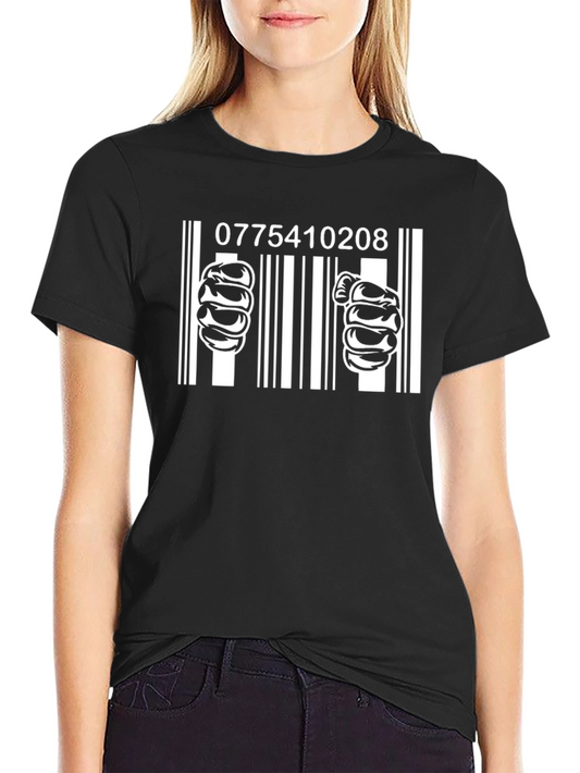 Barcode Prisoner Graphic T-Shirt - Jailbreak Style