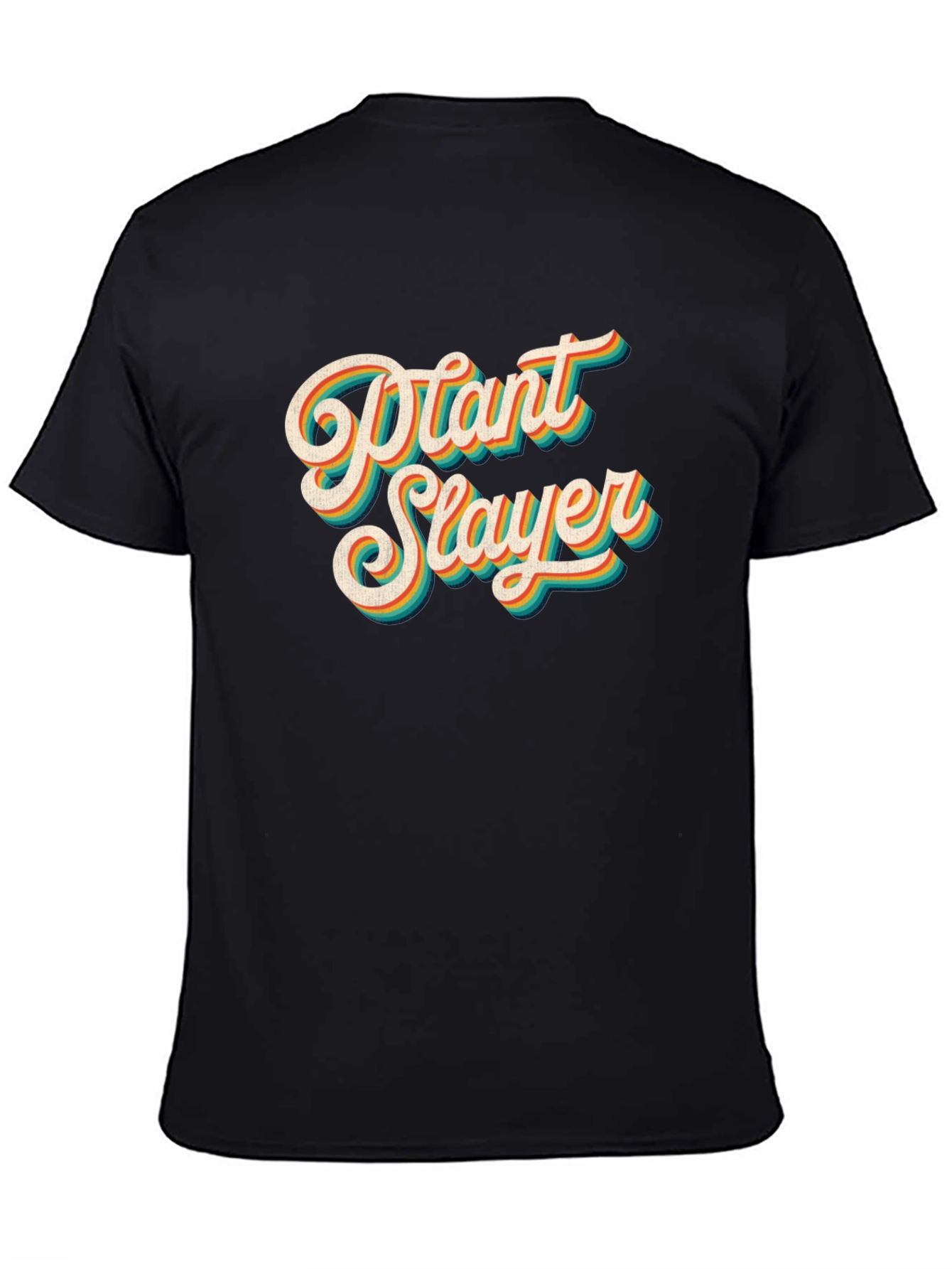 Plant Slayer Graphic Tee - Black Cotton T-Shirt