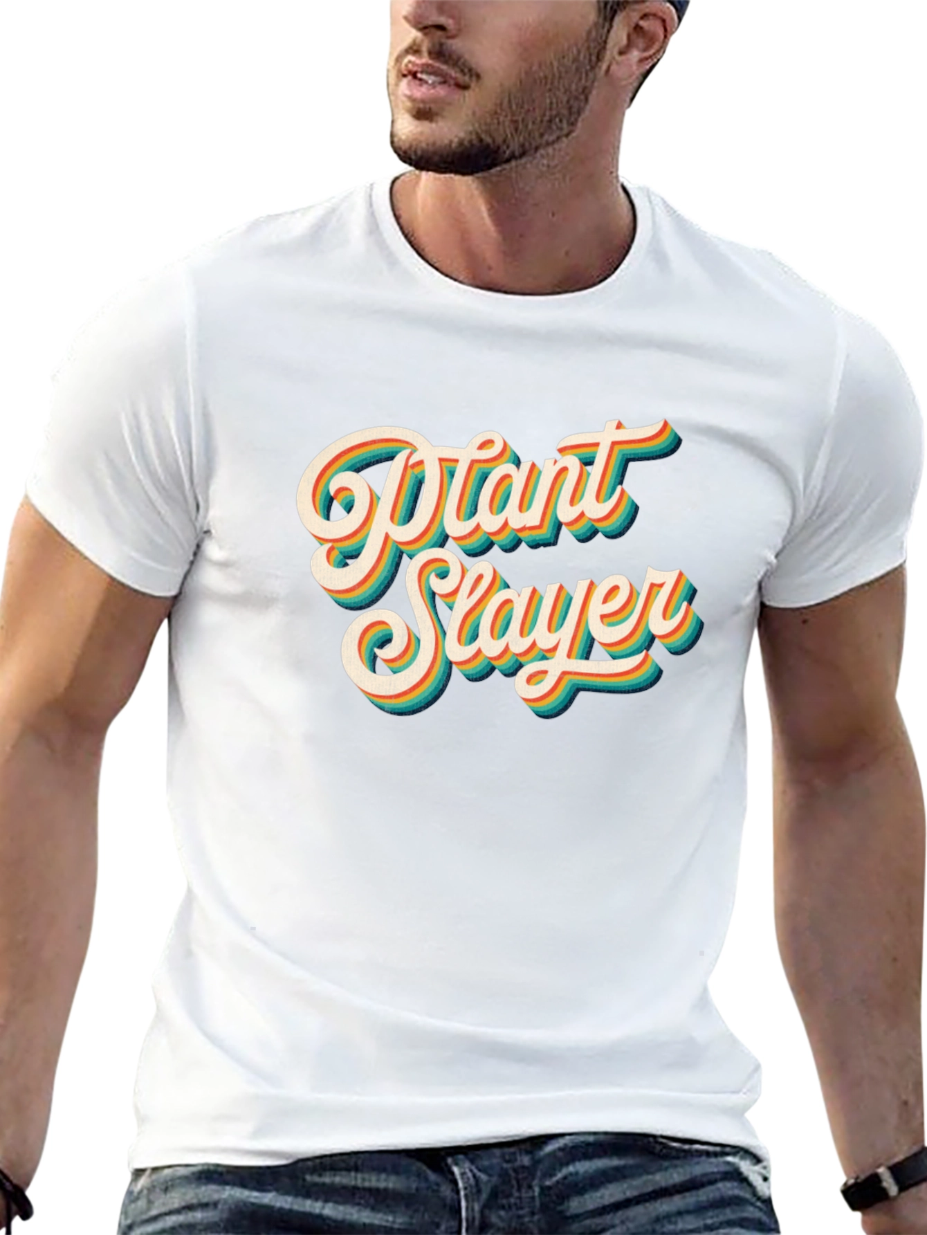 Plant Slayer Graphic Tee - Black Cotton T-Shirt