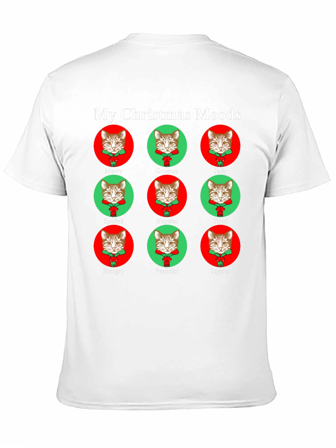 My Christmas Moods Cat T-Shirt