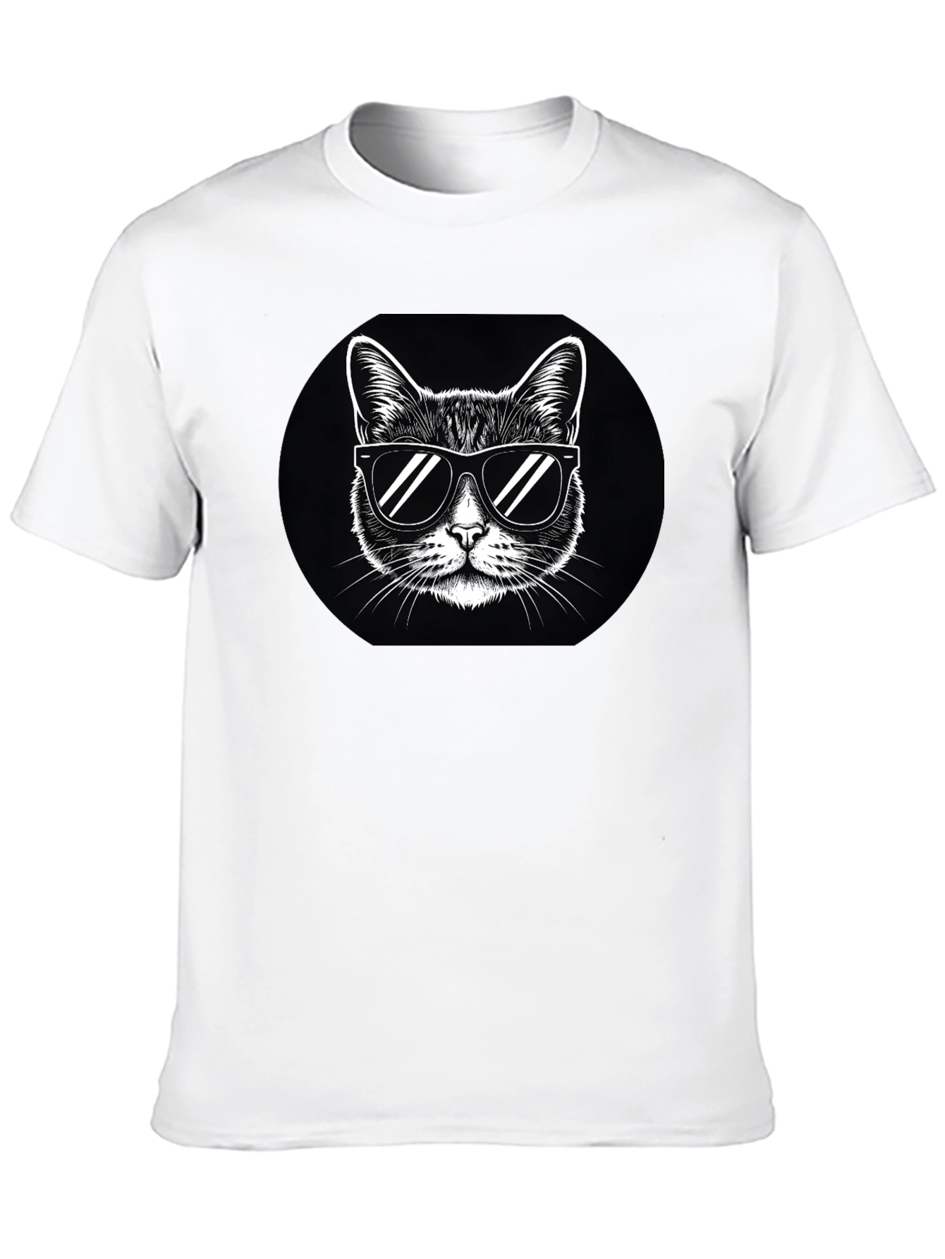 Cool Cat Sunglasses Graphic T-Shirt