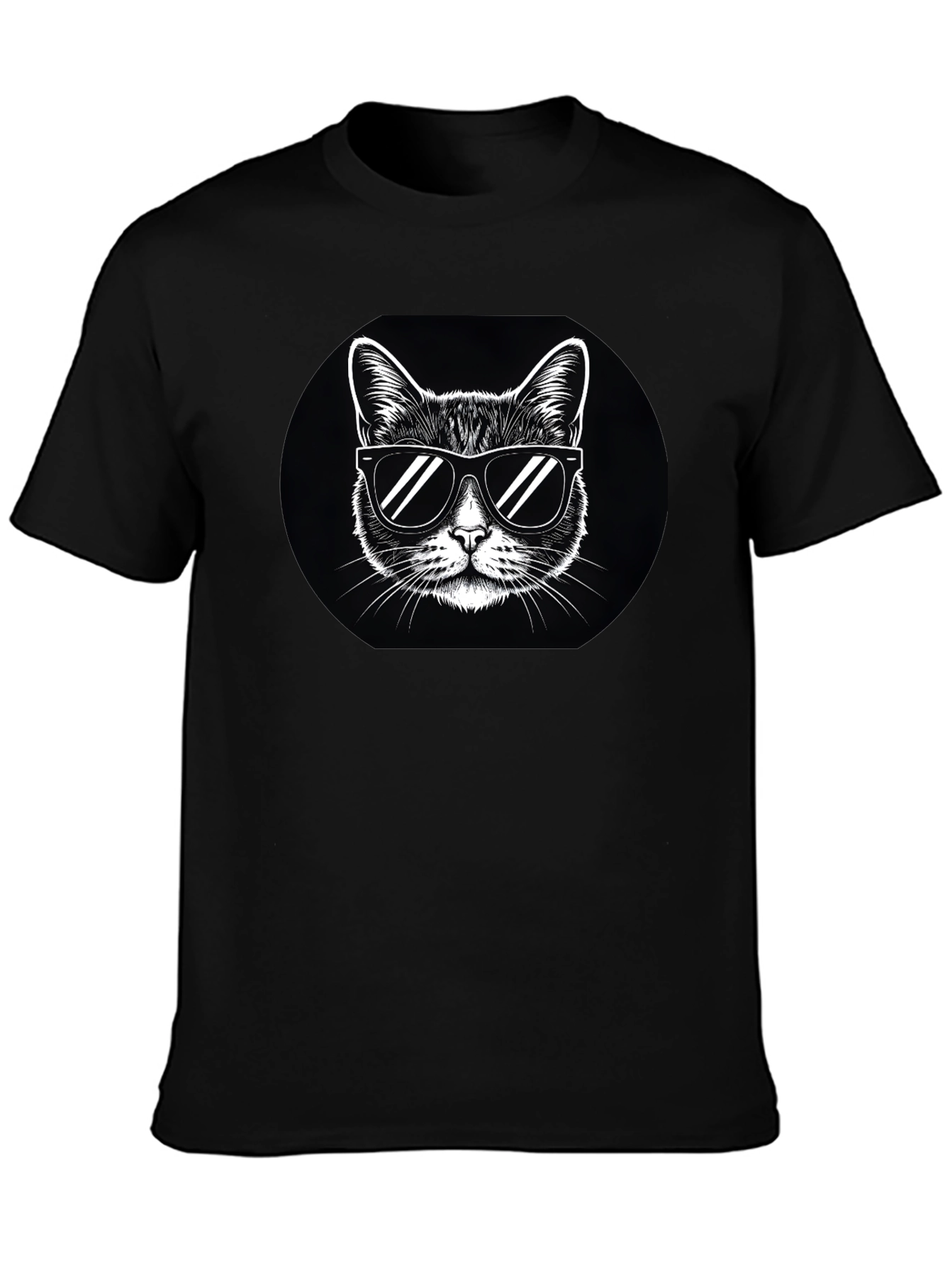 Cool Cat Sunglasses Graphic T-Shirt
