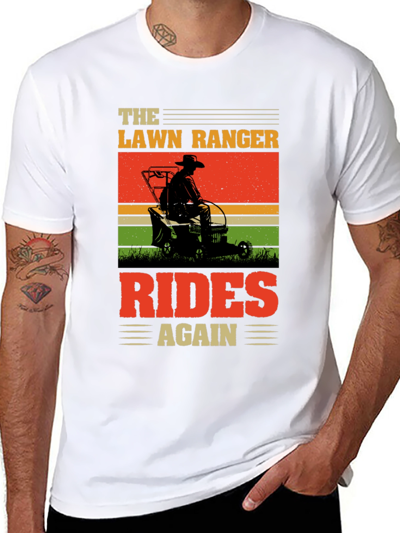 The Lawn Ranger Rides Again T-Shirt
