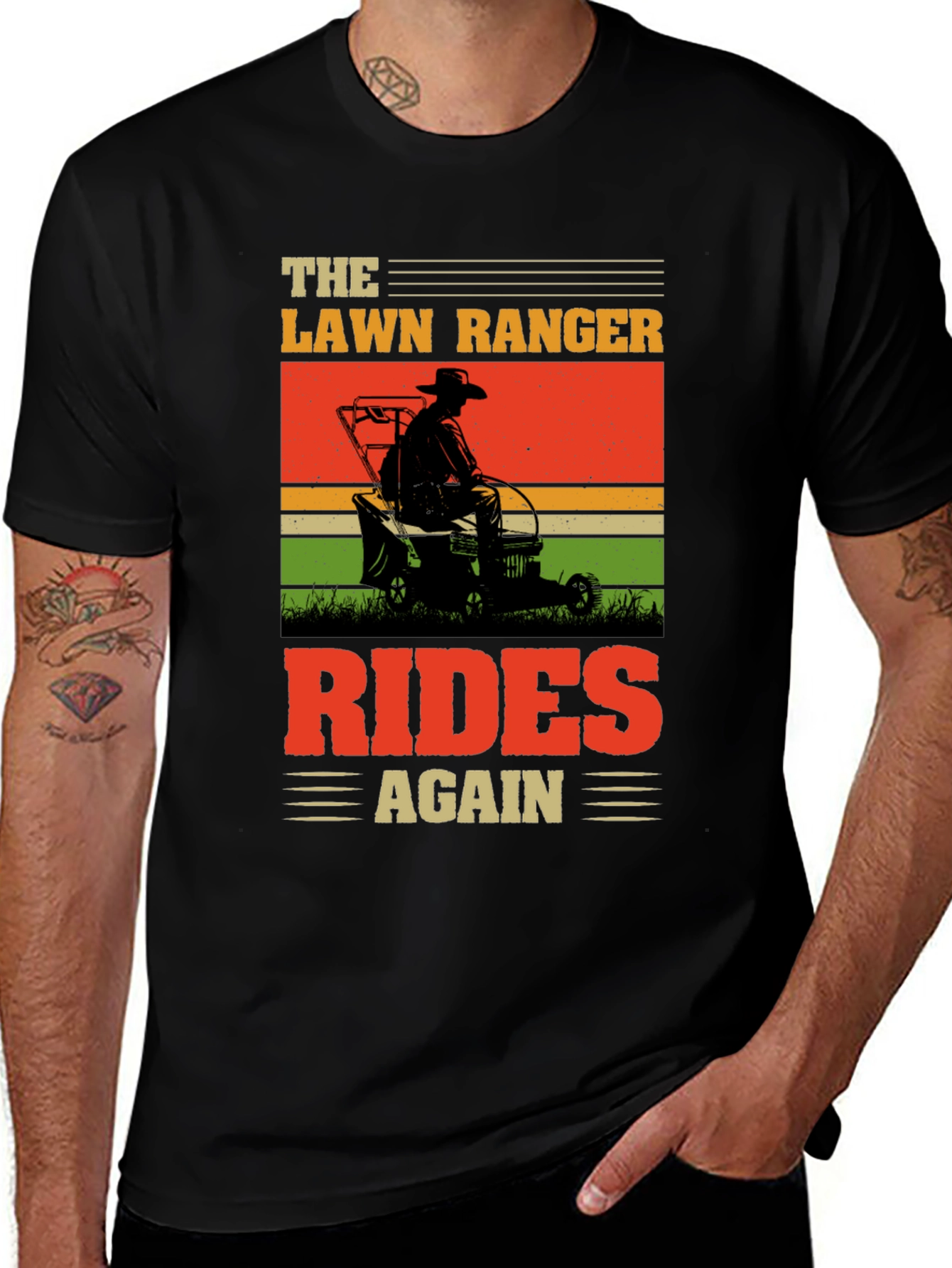 The Lawn Ranger Rides Again T-Shirt